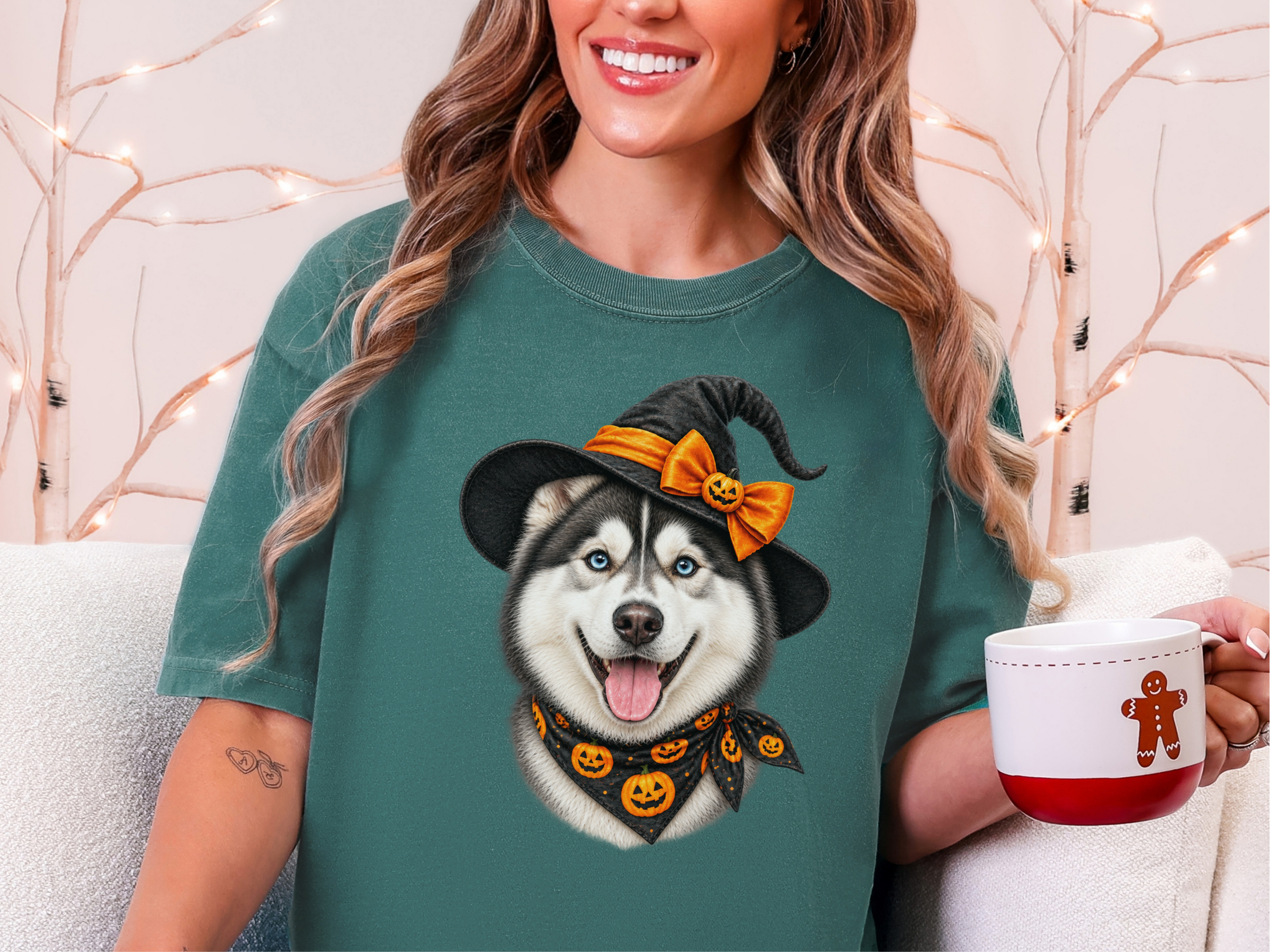 Halloween Husky Witch Hat - photo 6
