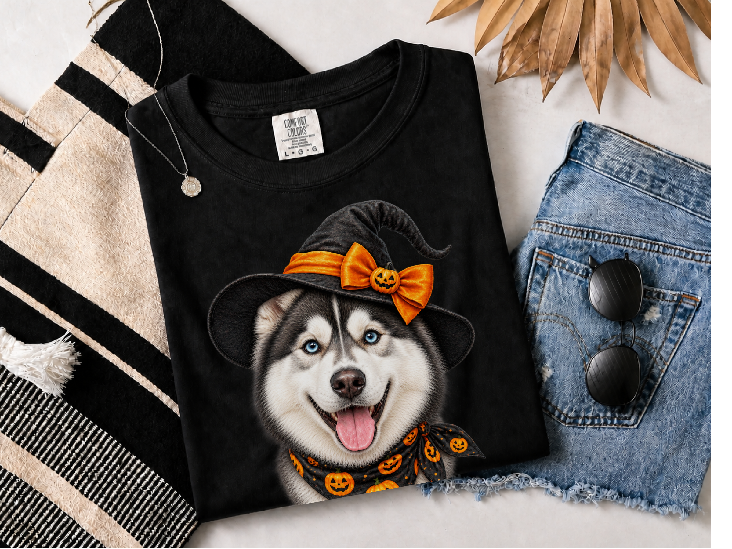 Halloween Husky Witch Hat - photo 2