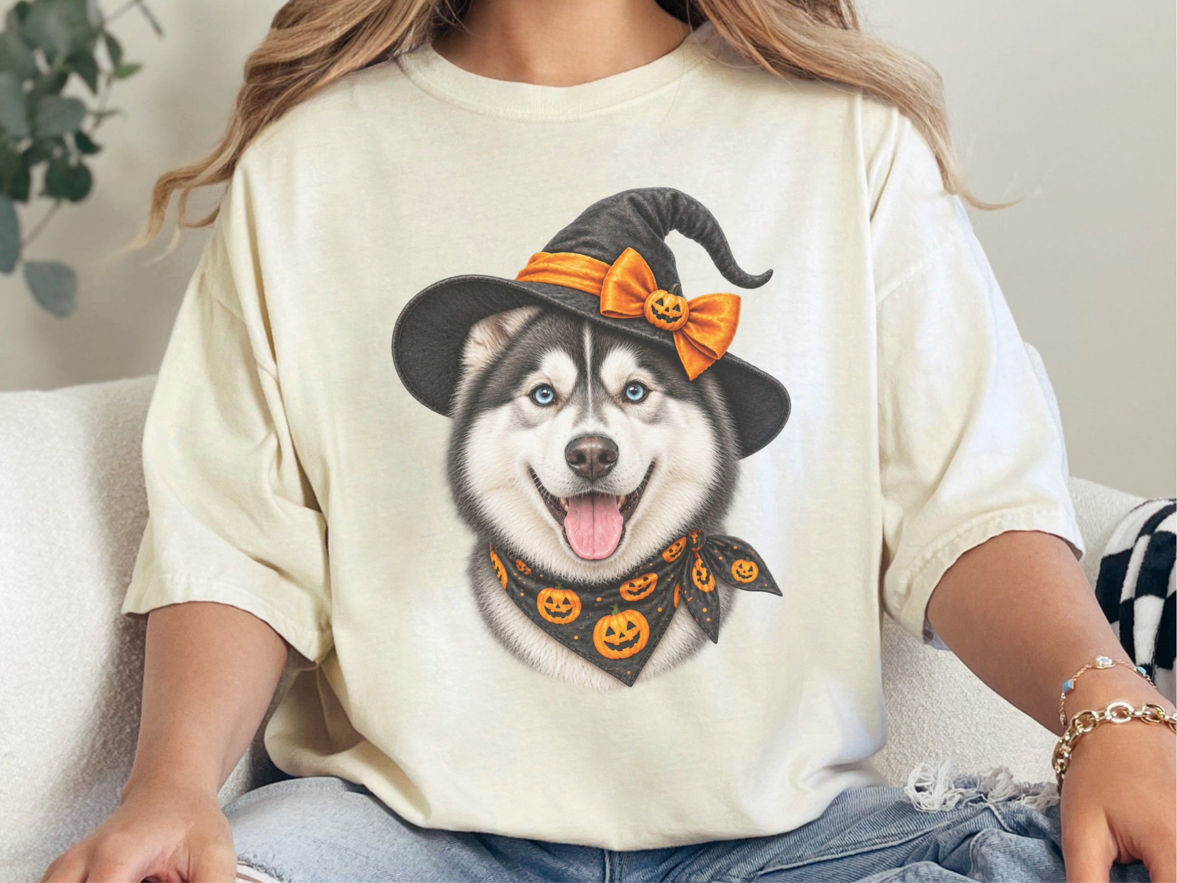 Halloween Husky Witch Hat - photo 8
