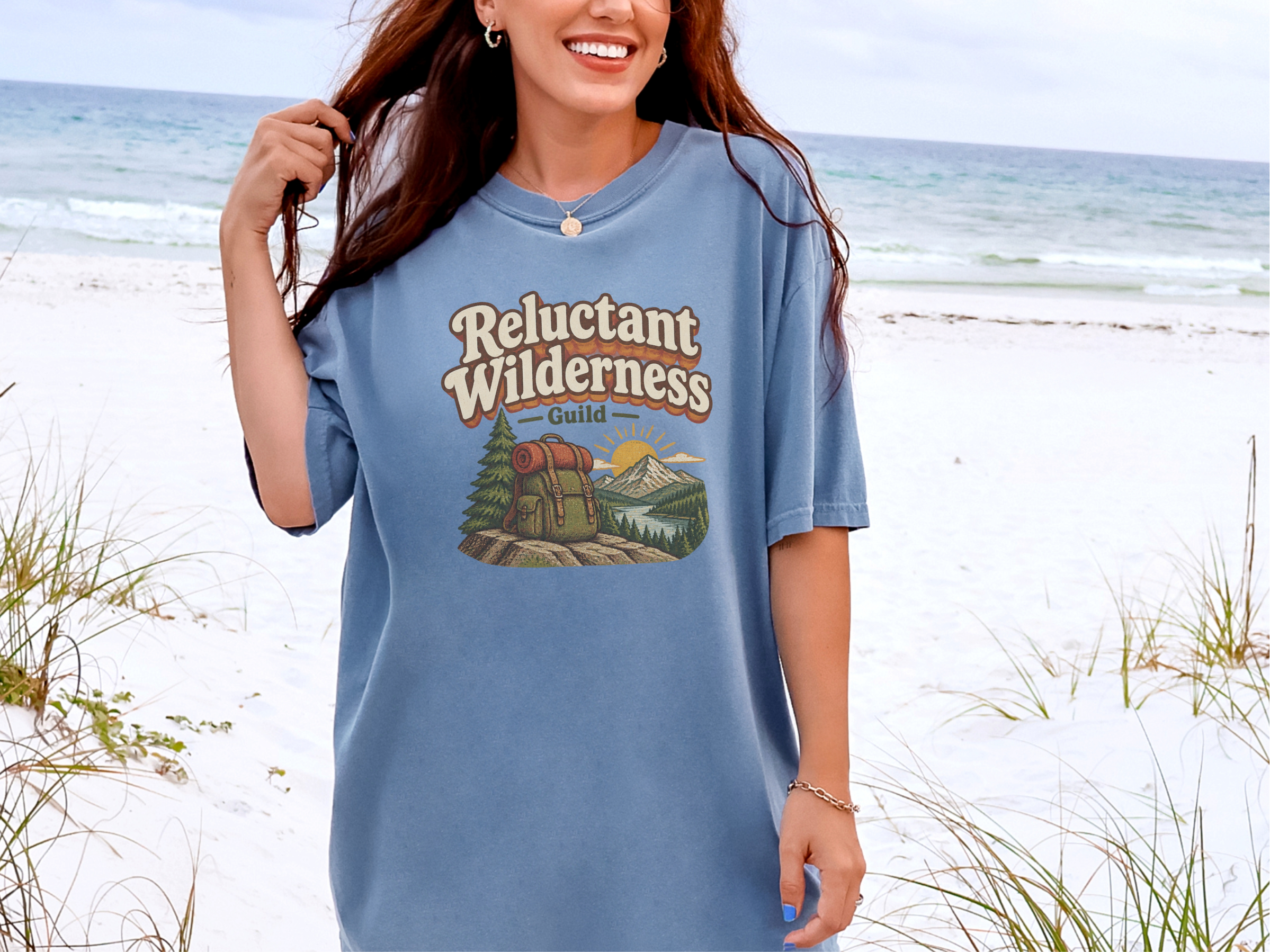 Reluctant Wilderness Guild Backpack funny shirt - photo 5
