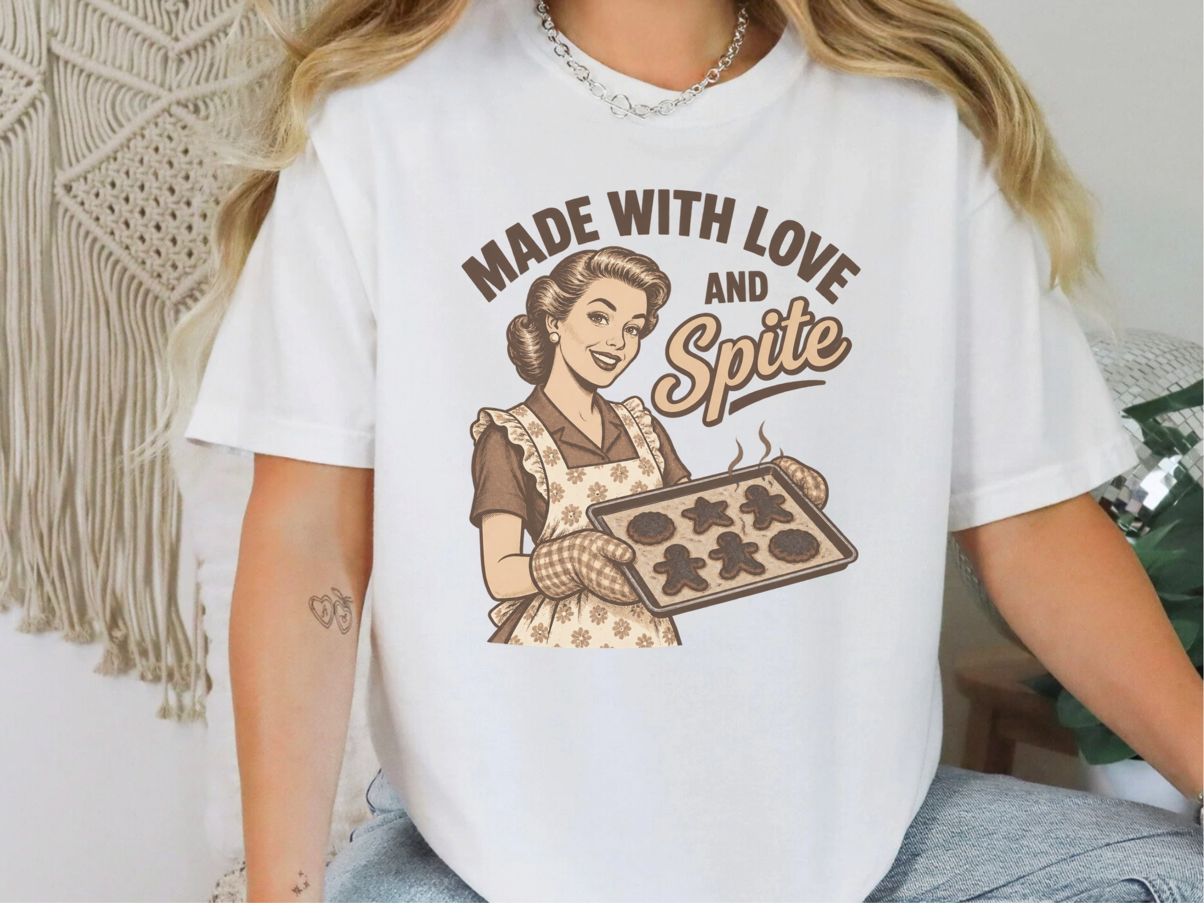 Vintage Housewife Baking Spite