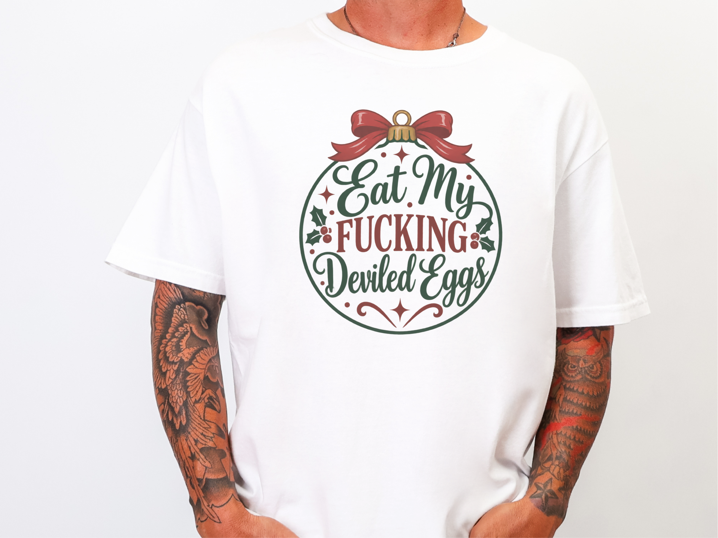 Deviled Eggs Christmas Ornament