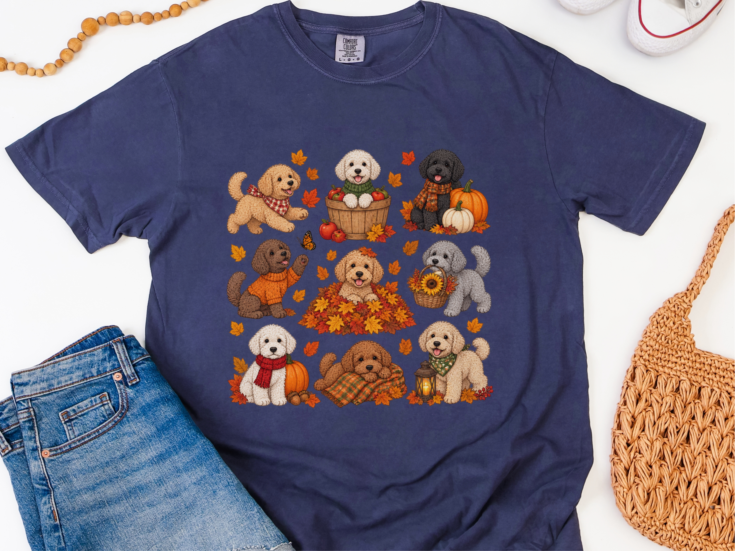 Maltipoo Fall Activities Stickers - photo 8