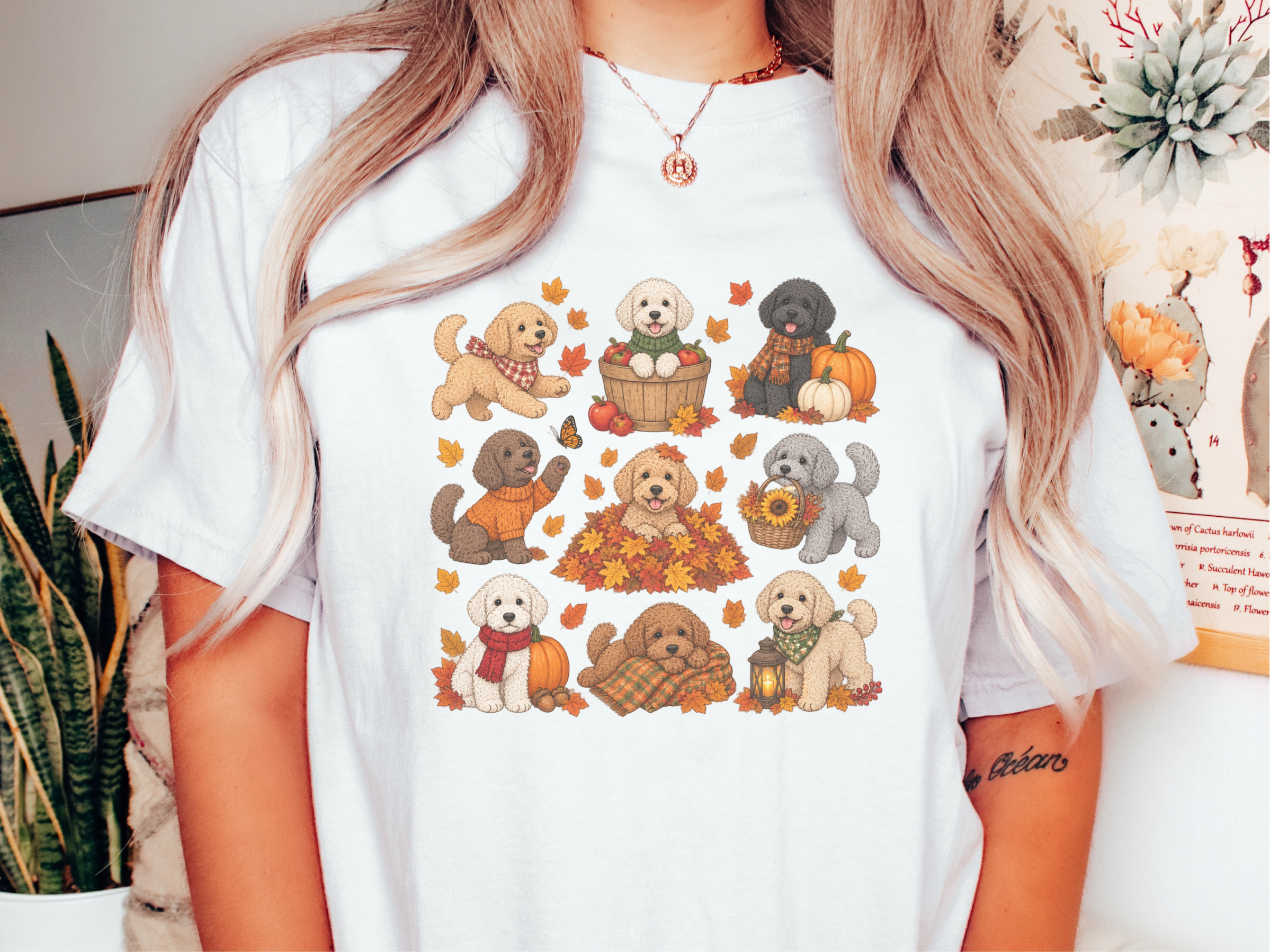 Maltipoo Fall Activities Stickers - photo 1