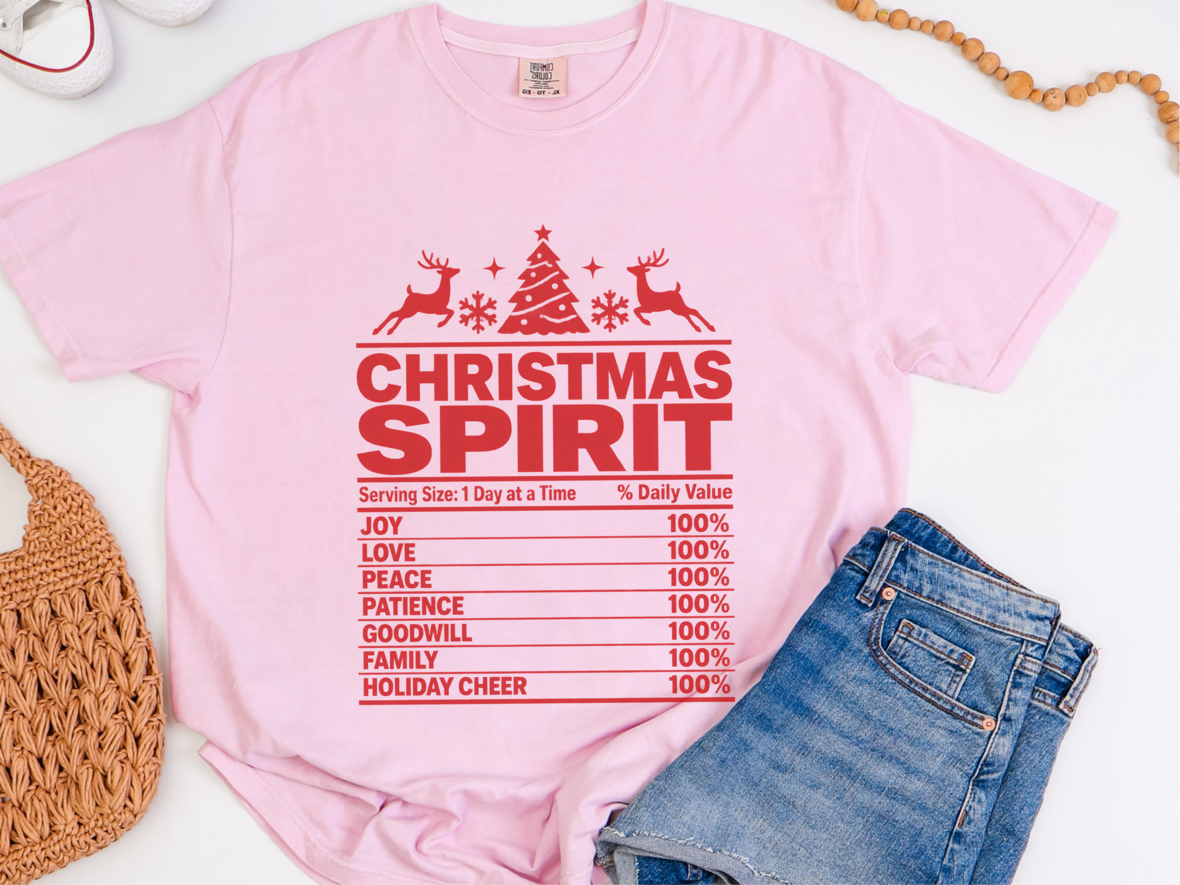 Christmas Spirit Nutrition Label5 funny shirt - photo 5