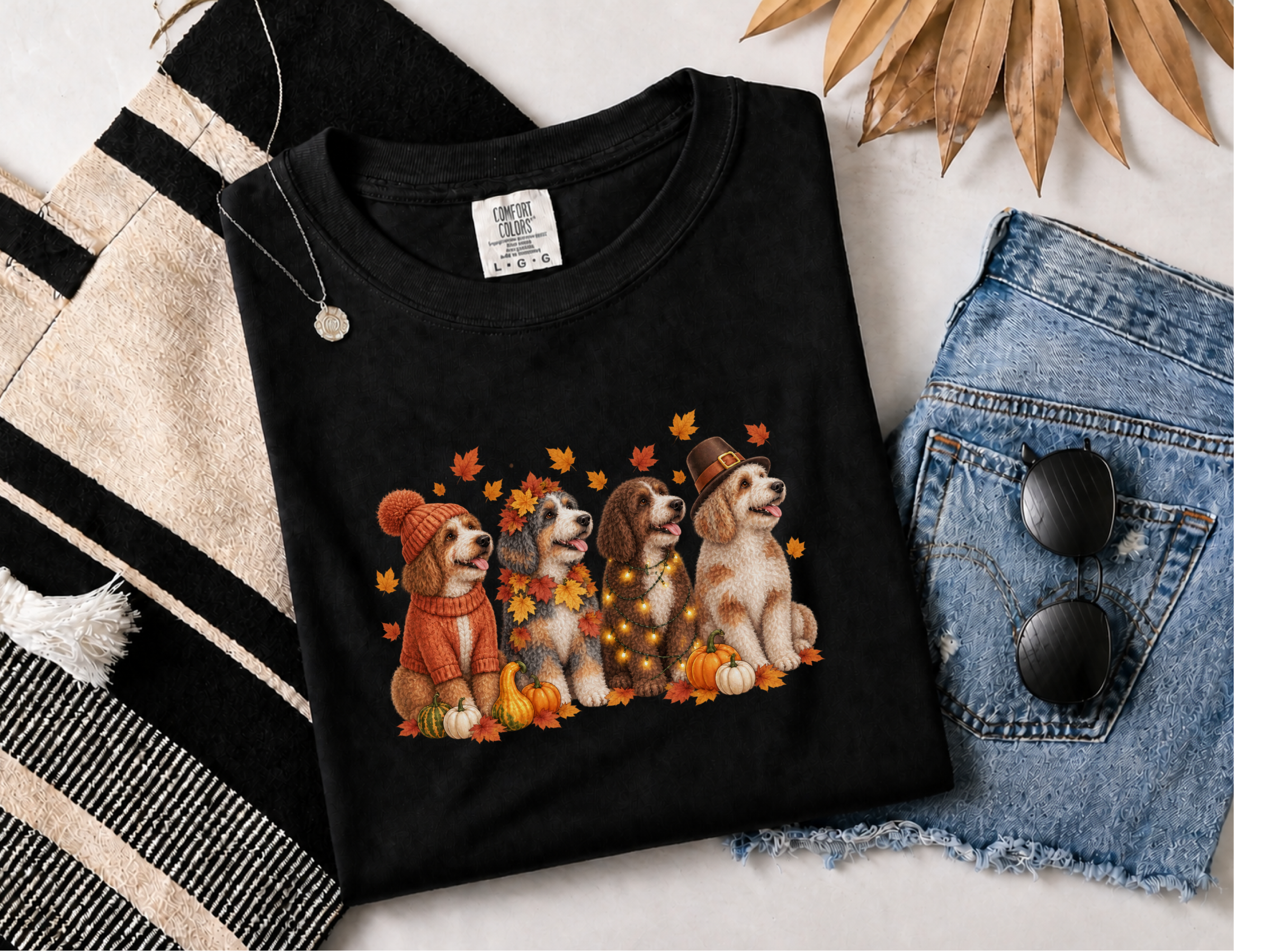 Autumn Aussiedoodle Dog Crew