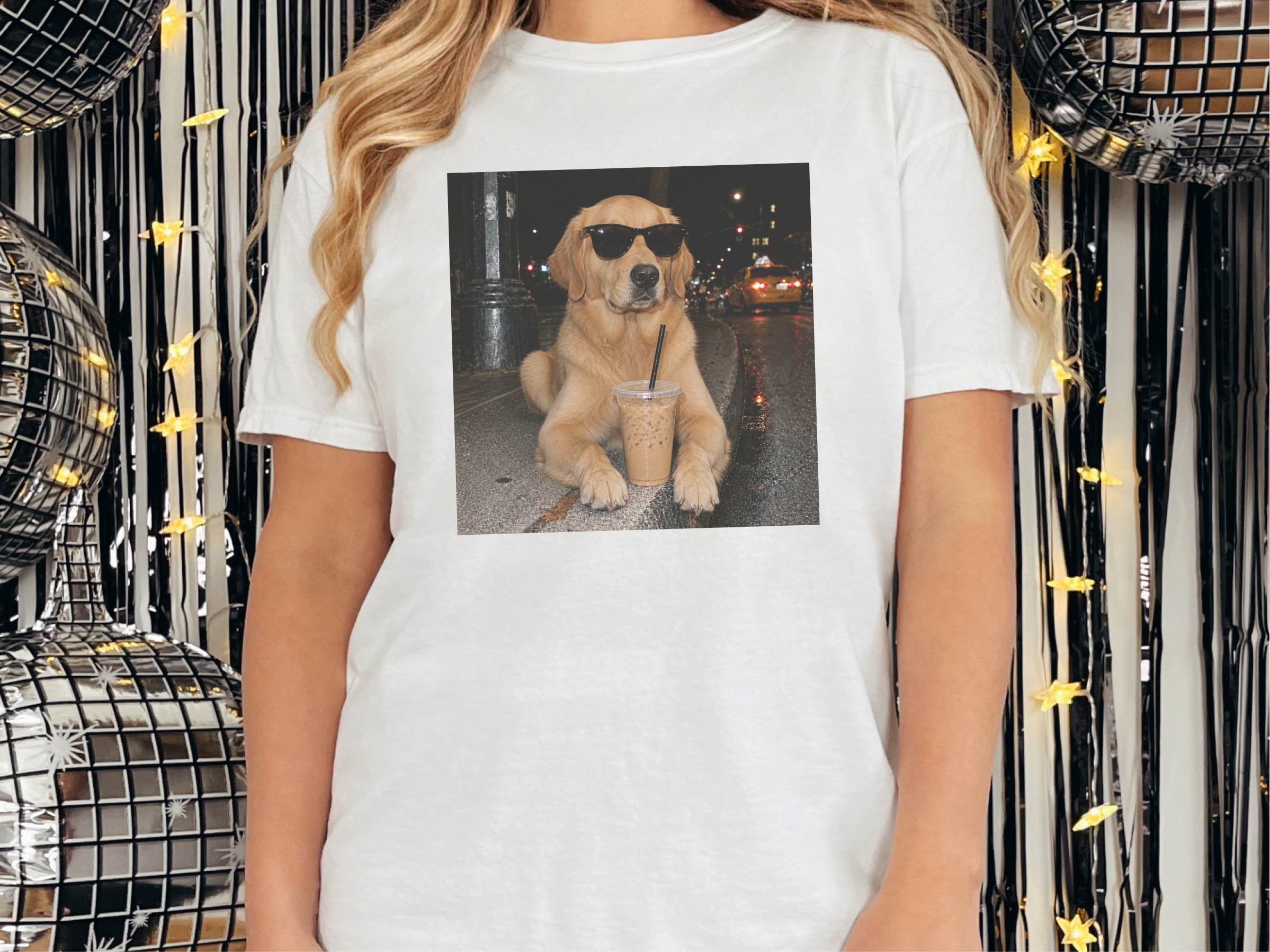 Cool Golden Retriever Iced Coffee funny shirt - photo 2
