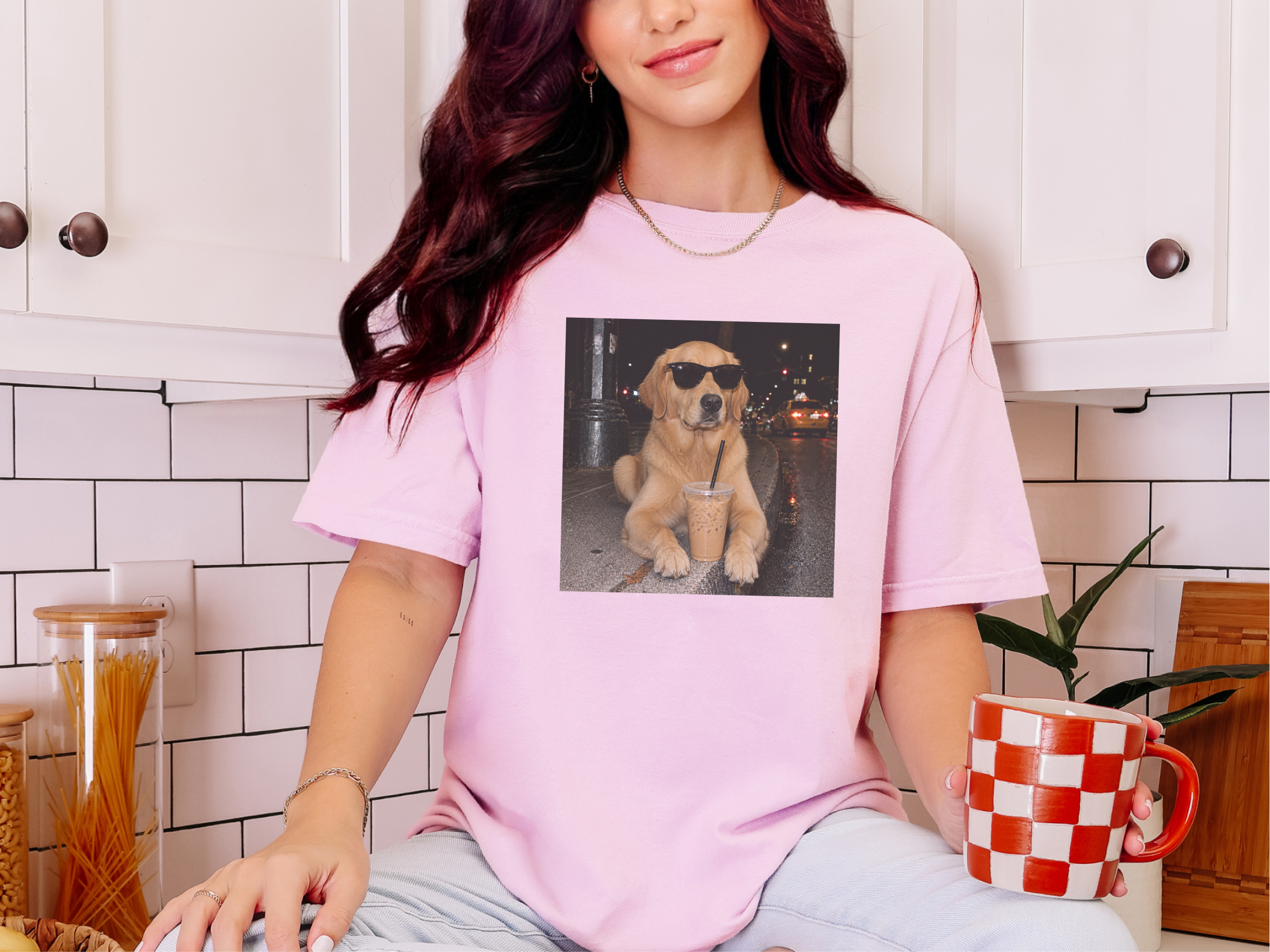 Cool Golden Retriever Iced Coffee funny shirt - photo 7