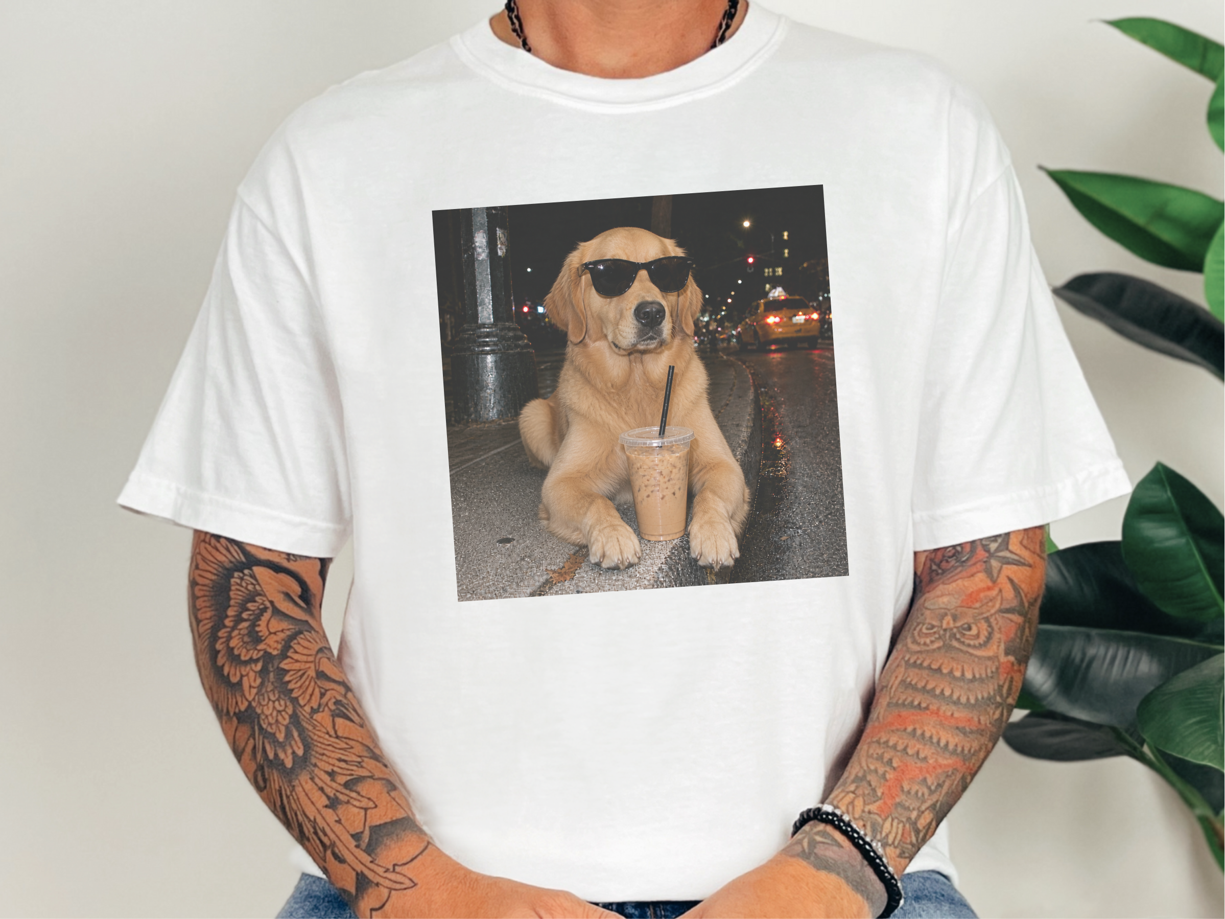 Cool Golden Retriever Iced Coffee funny shirt - photo 3