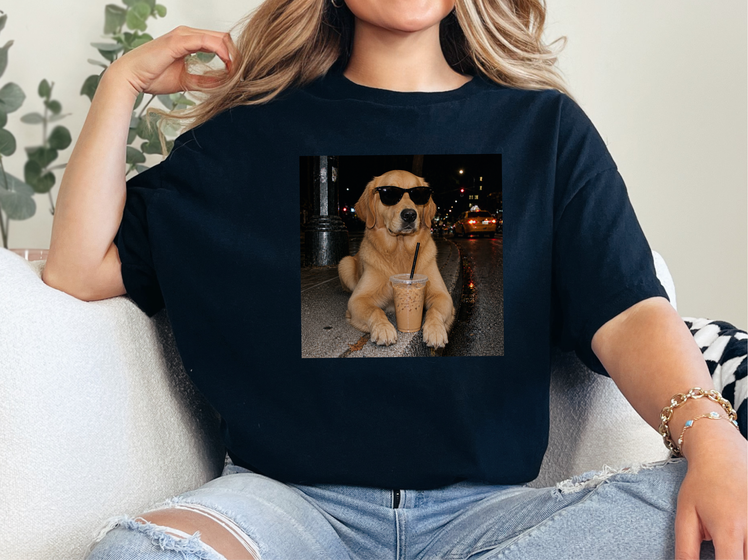 Cool Golden Retriever Iced Coffee funny shirt - photo 4