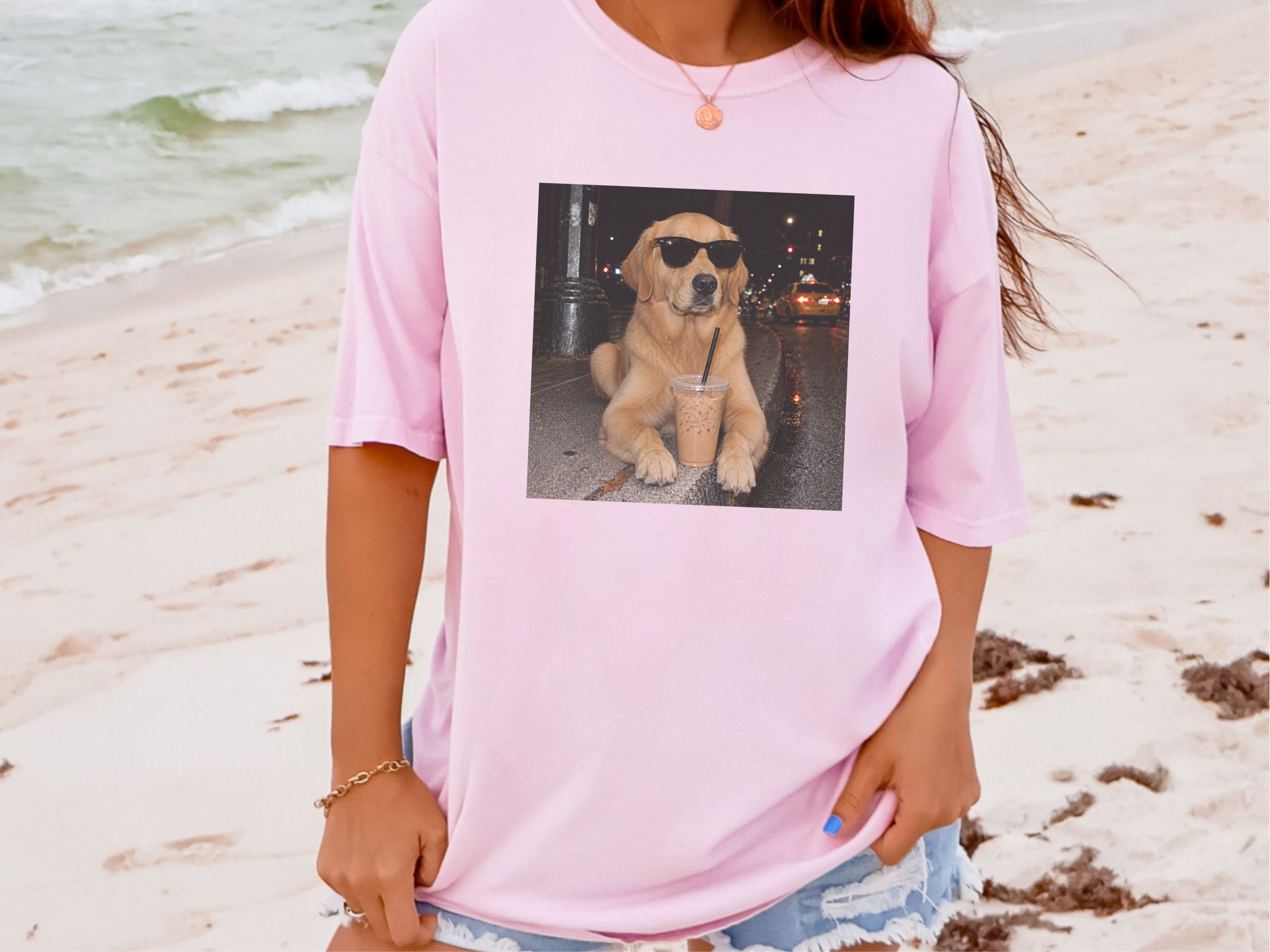 Cool Golden Retriever Iced Coffee funny shirt - photo 8