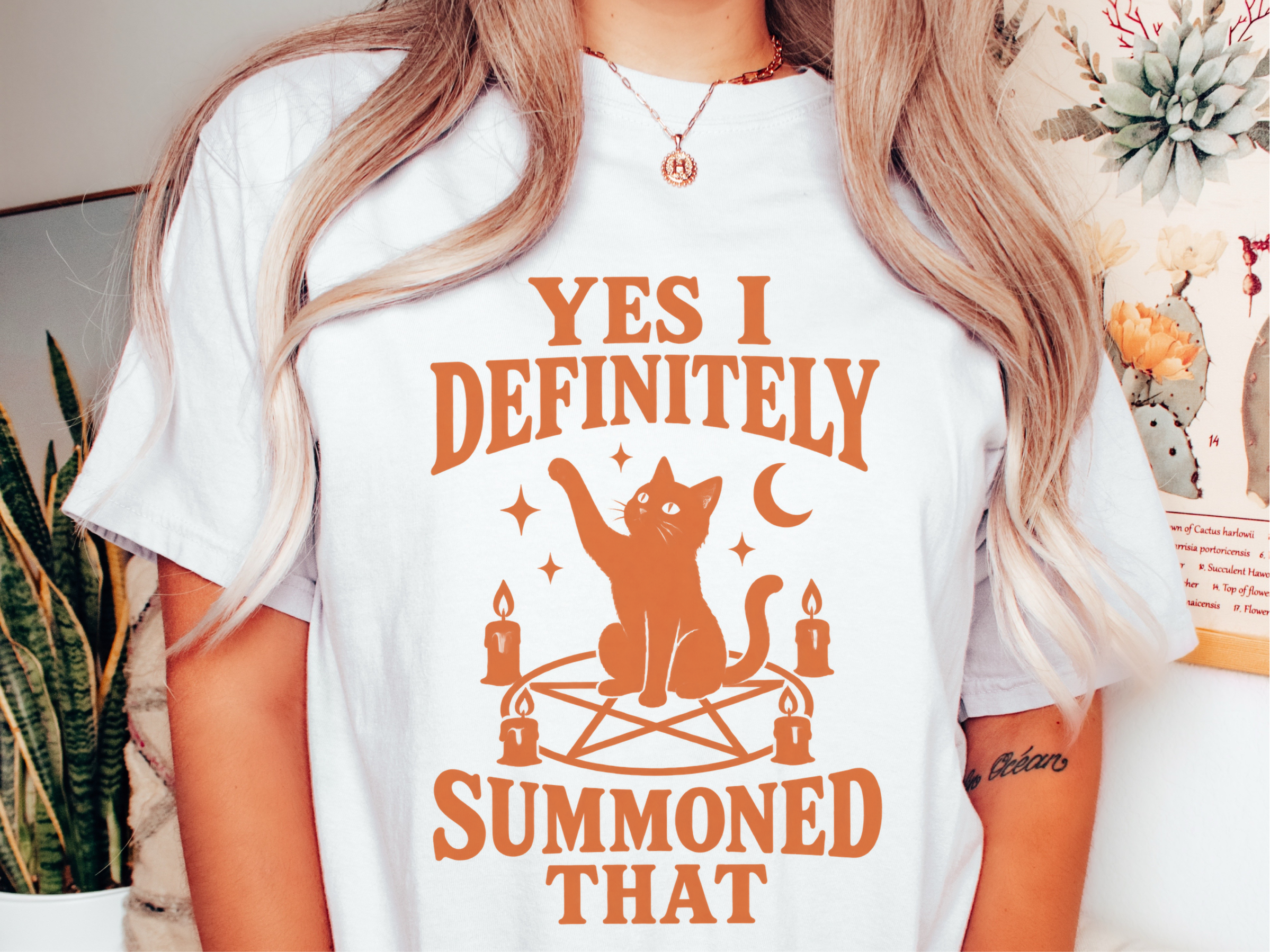 Summoned That Cat Pentagram Ritual funny shirt - photo 1
