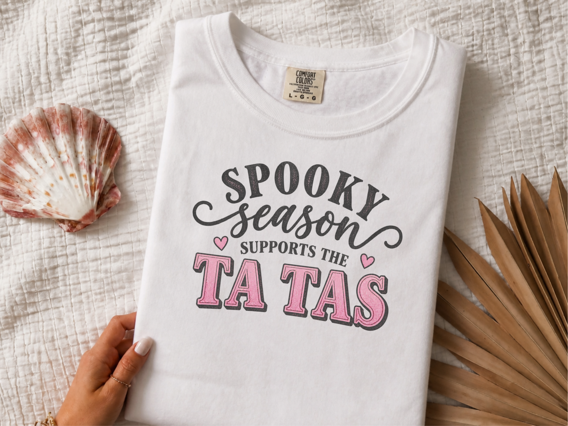 Spooky Season Supports Ta Tas funny shirt - photo 1