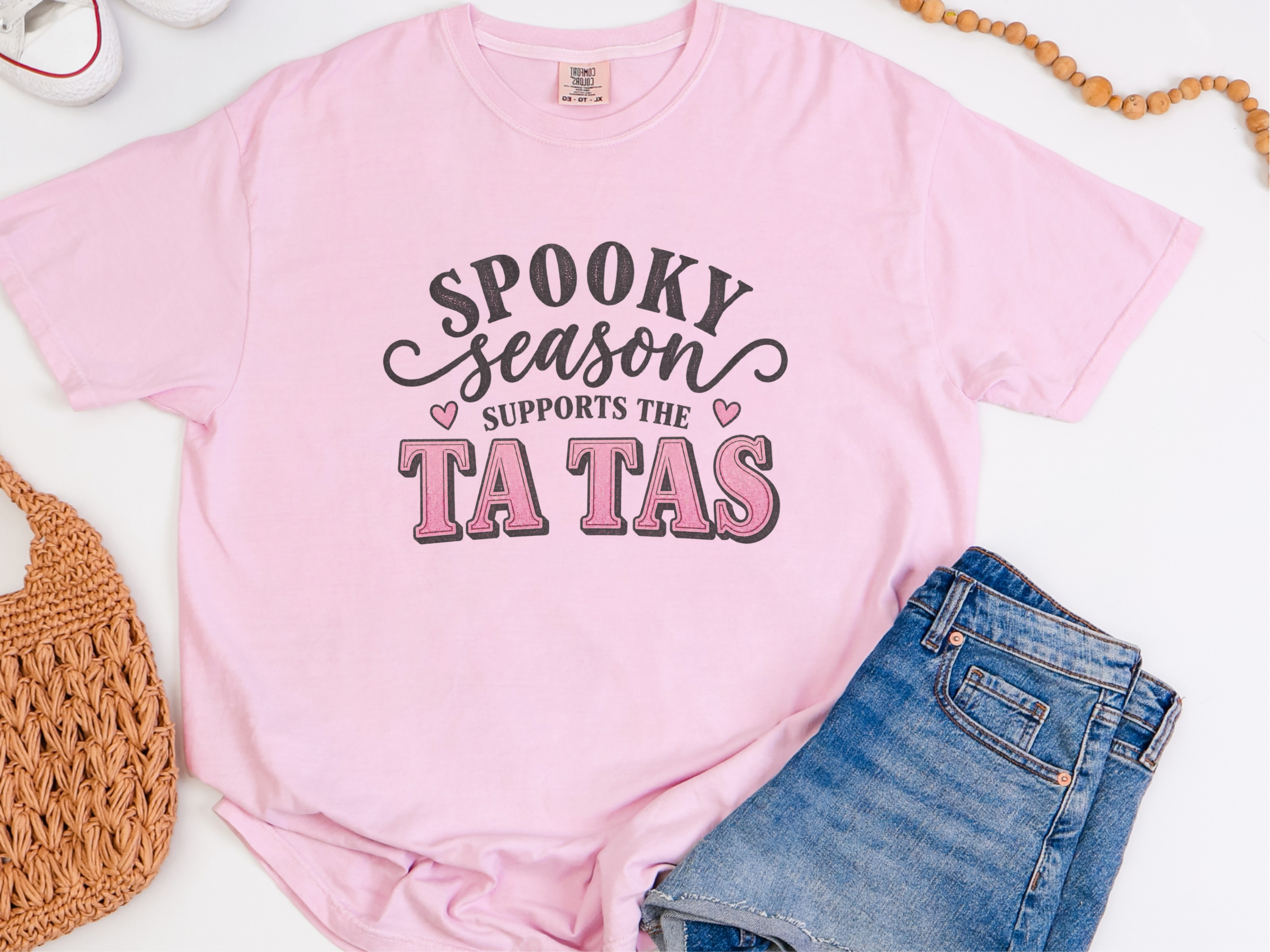 Spooky Season Supports Ta Tas funny shirt - photo 7