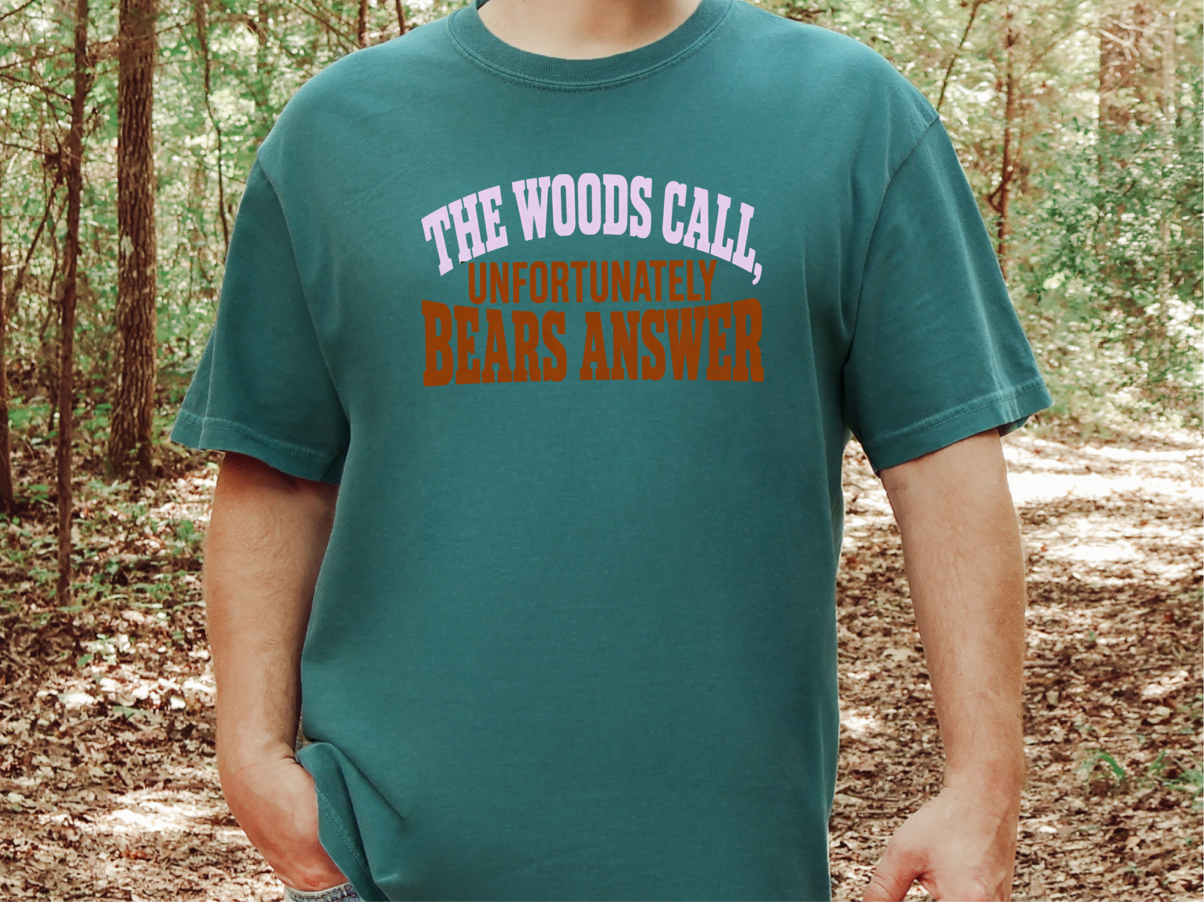 The Woods Call Bears Answer Typography funny shirt - photo 8