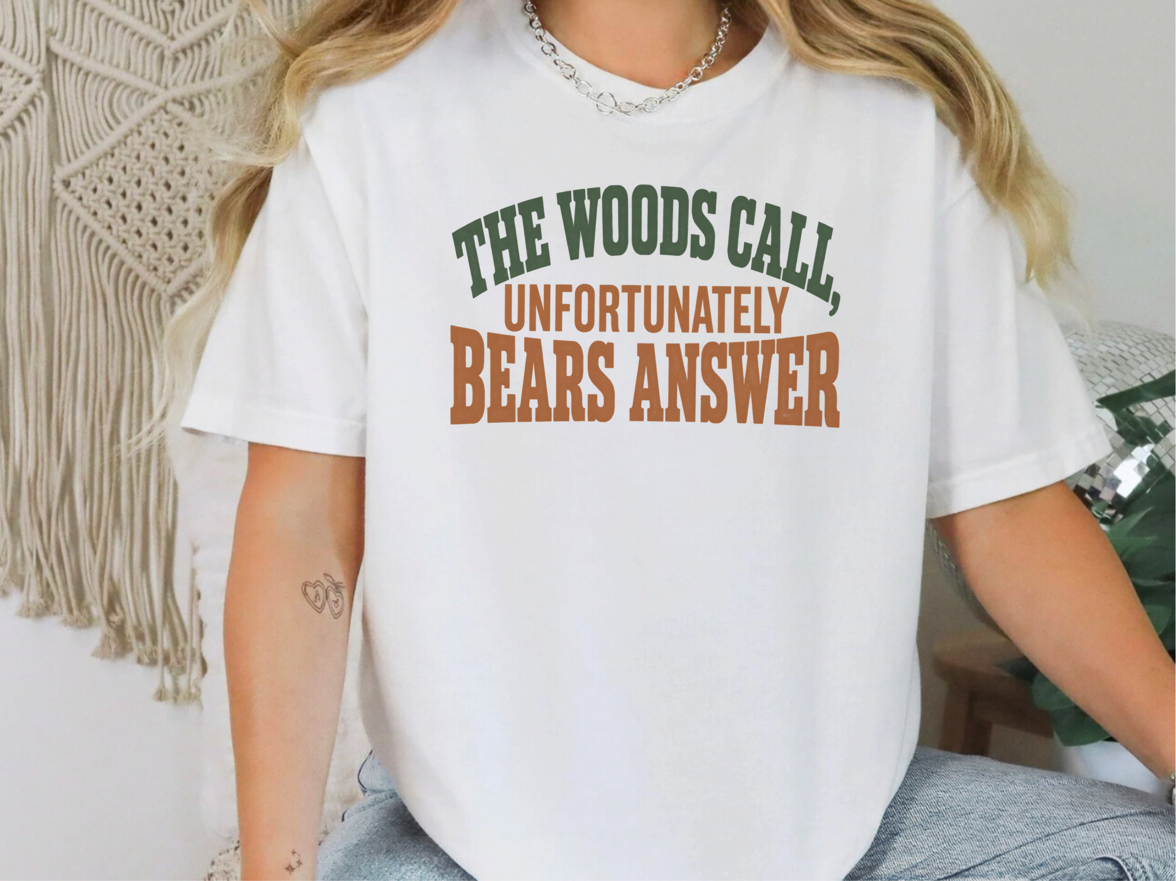The Woods Call Bears Answer Typography funny shirt - photo 1
