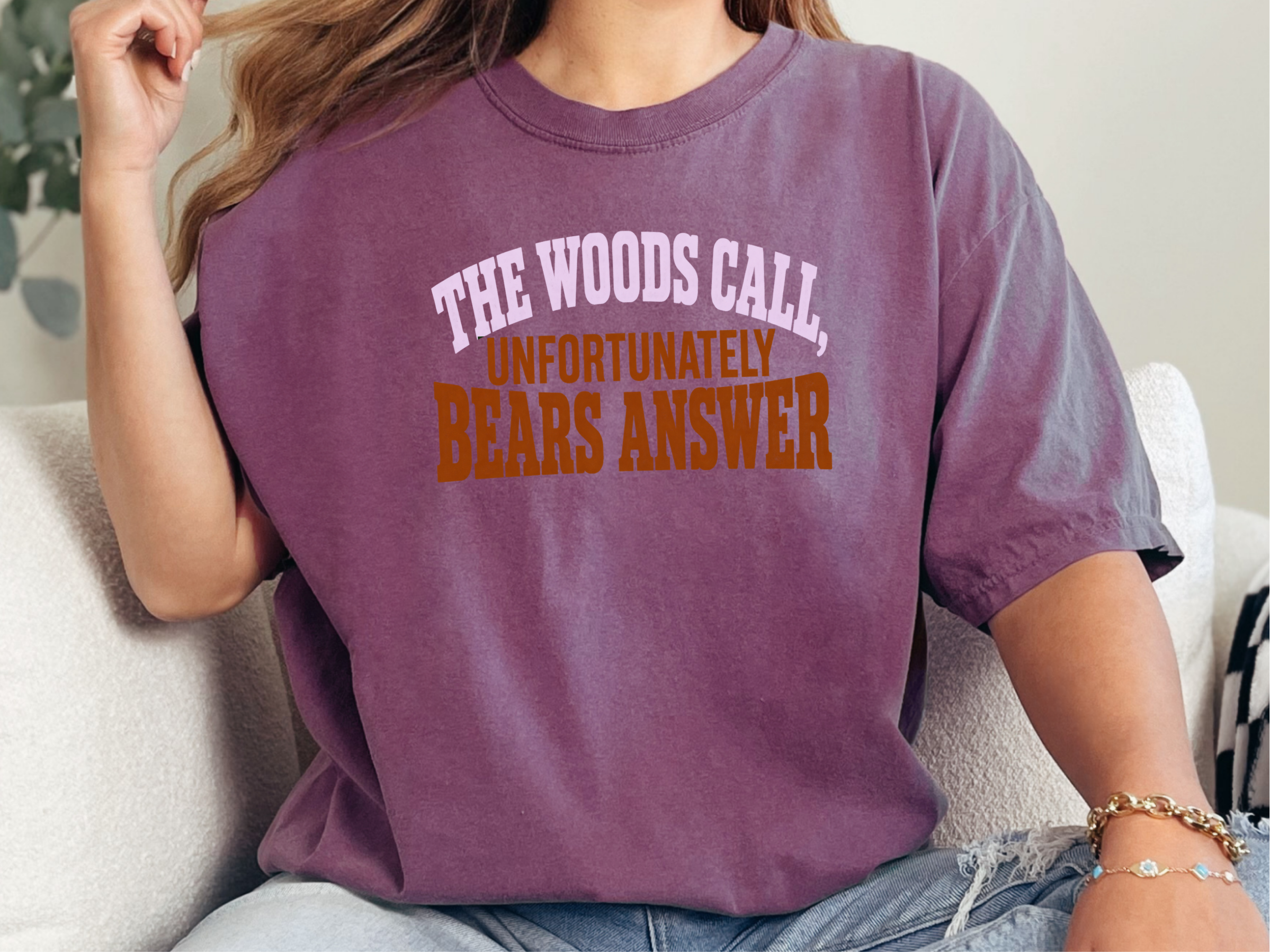 The Woods Call Bears Answer Typography funny shirt - photo 6