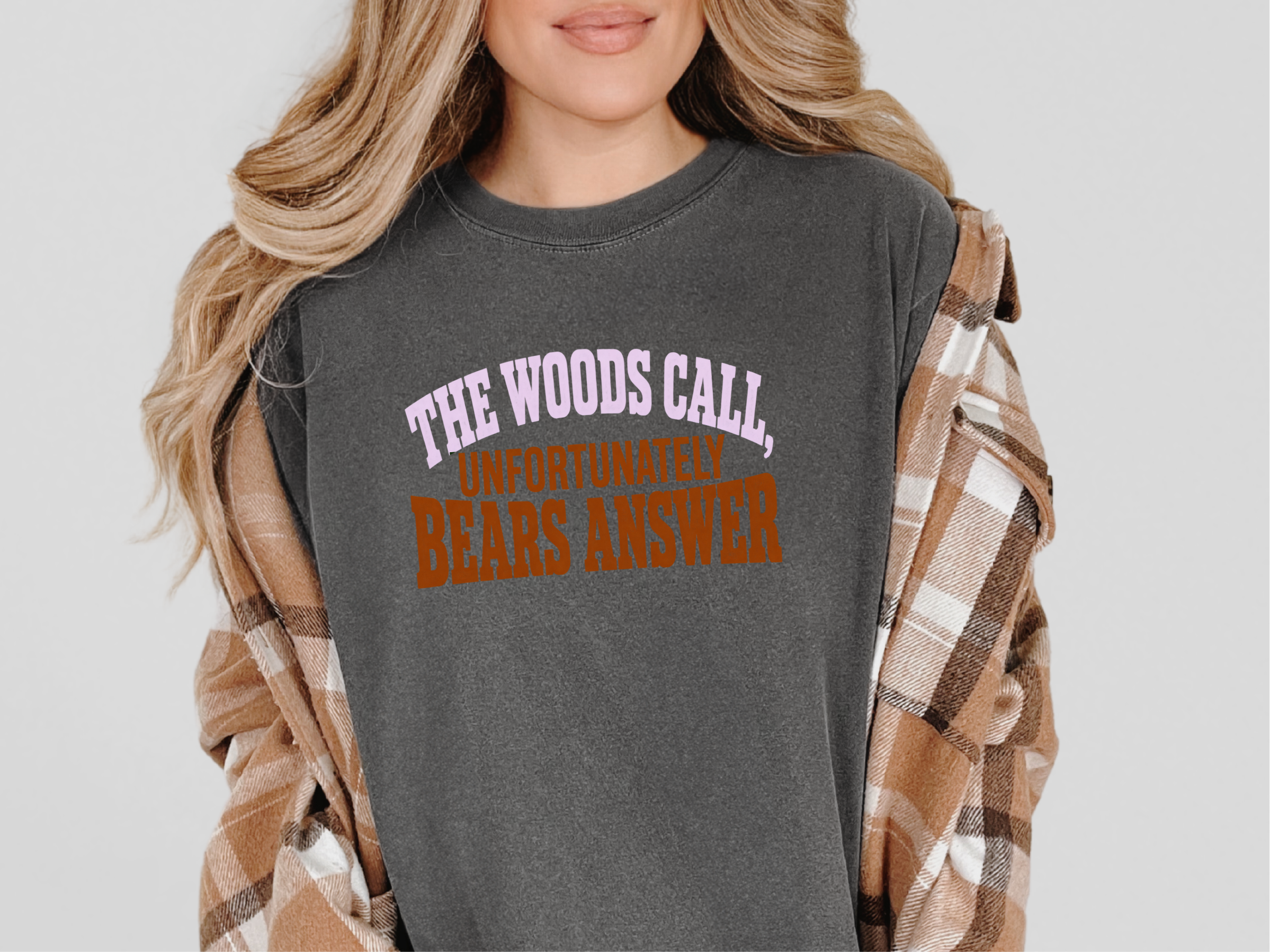 The Woods Call Bears Answer Typography funny shirt - photo 4