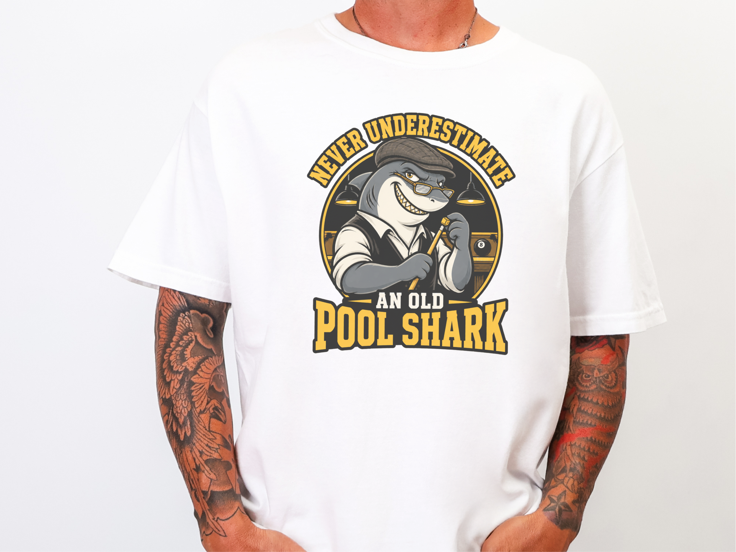 Old Pool Shark Flat Cap