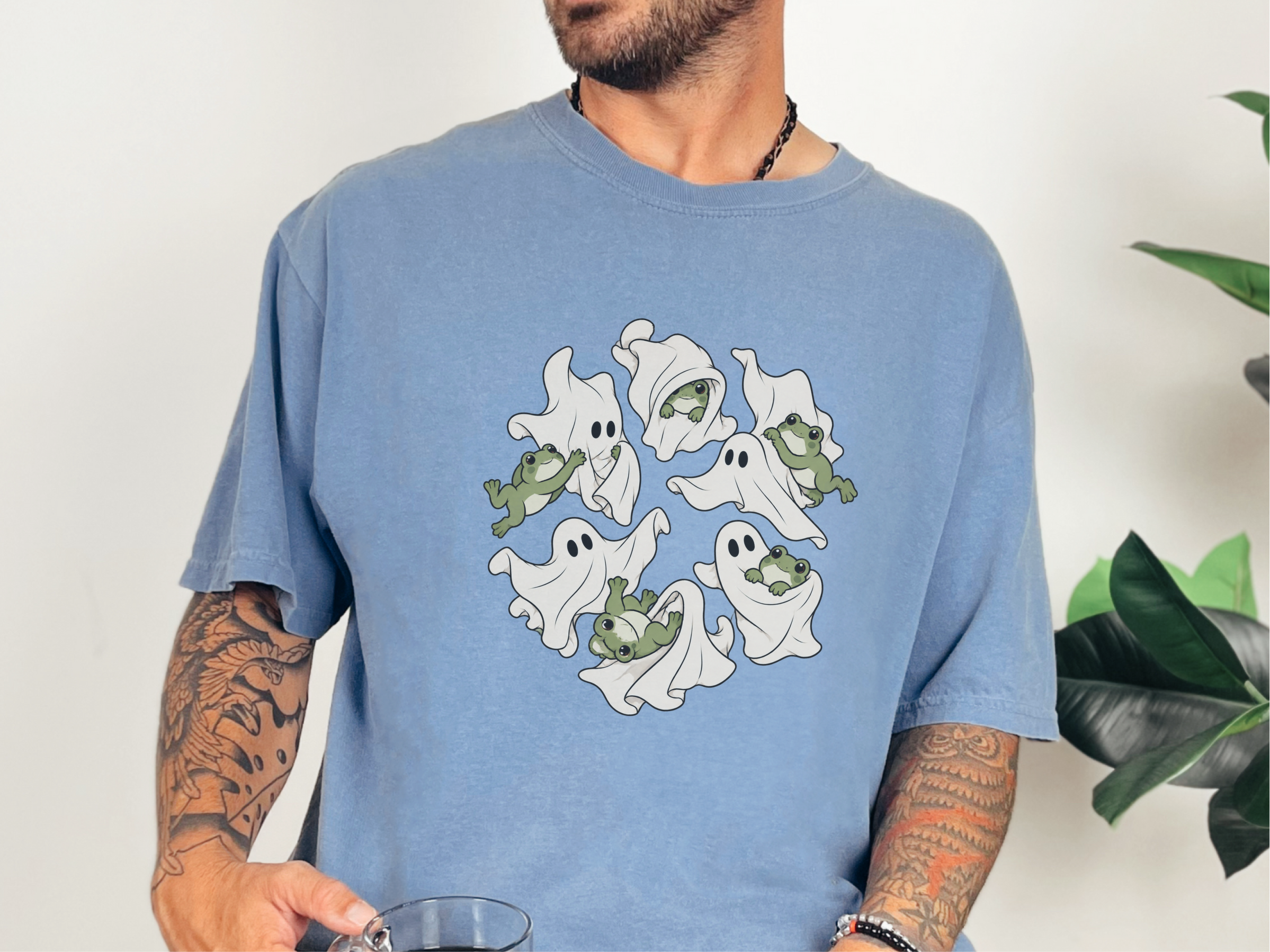 Ghosts Playing With Sir Froggy funny shirt - photo 4