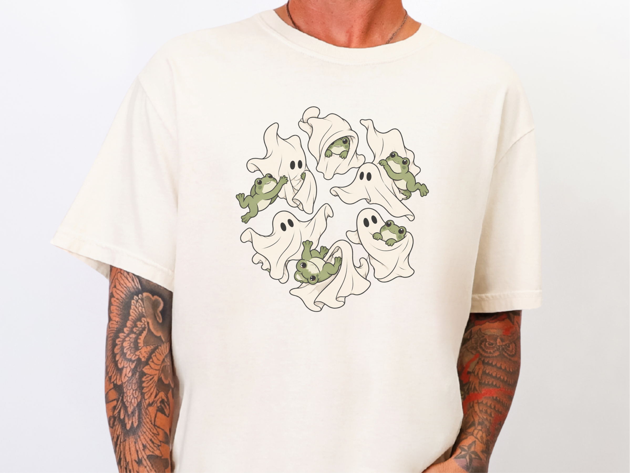 Ghosts Playing With Sir Froggy funny shirt - photo 8