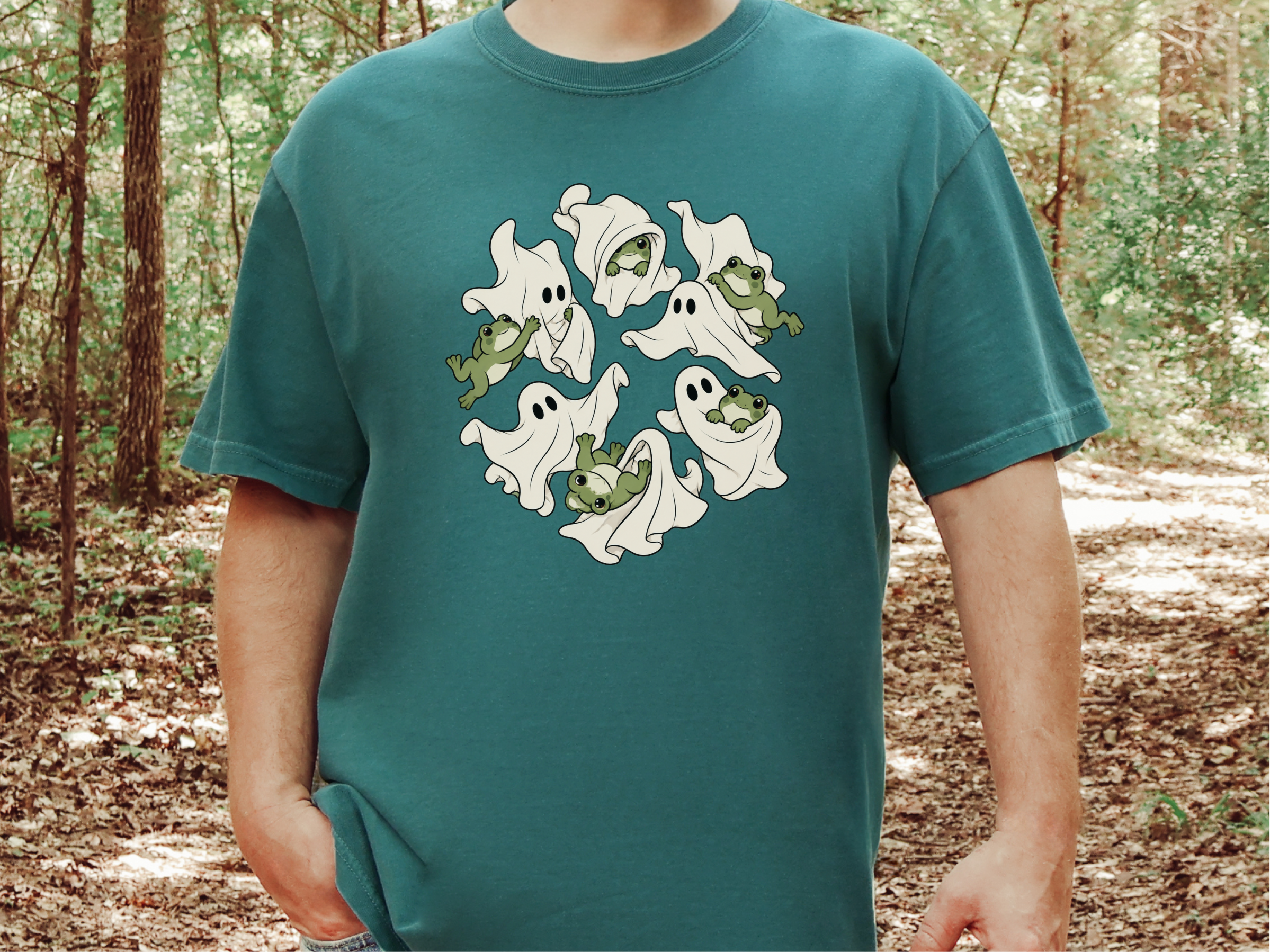 Ghosts Playing With Sir Froggy funny shirt - photo 5