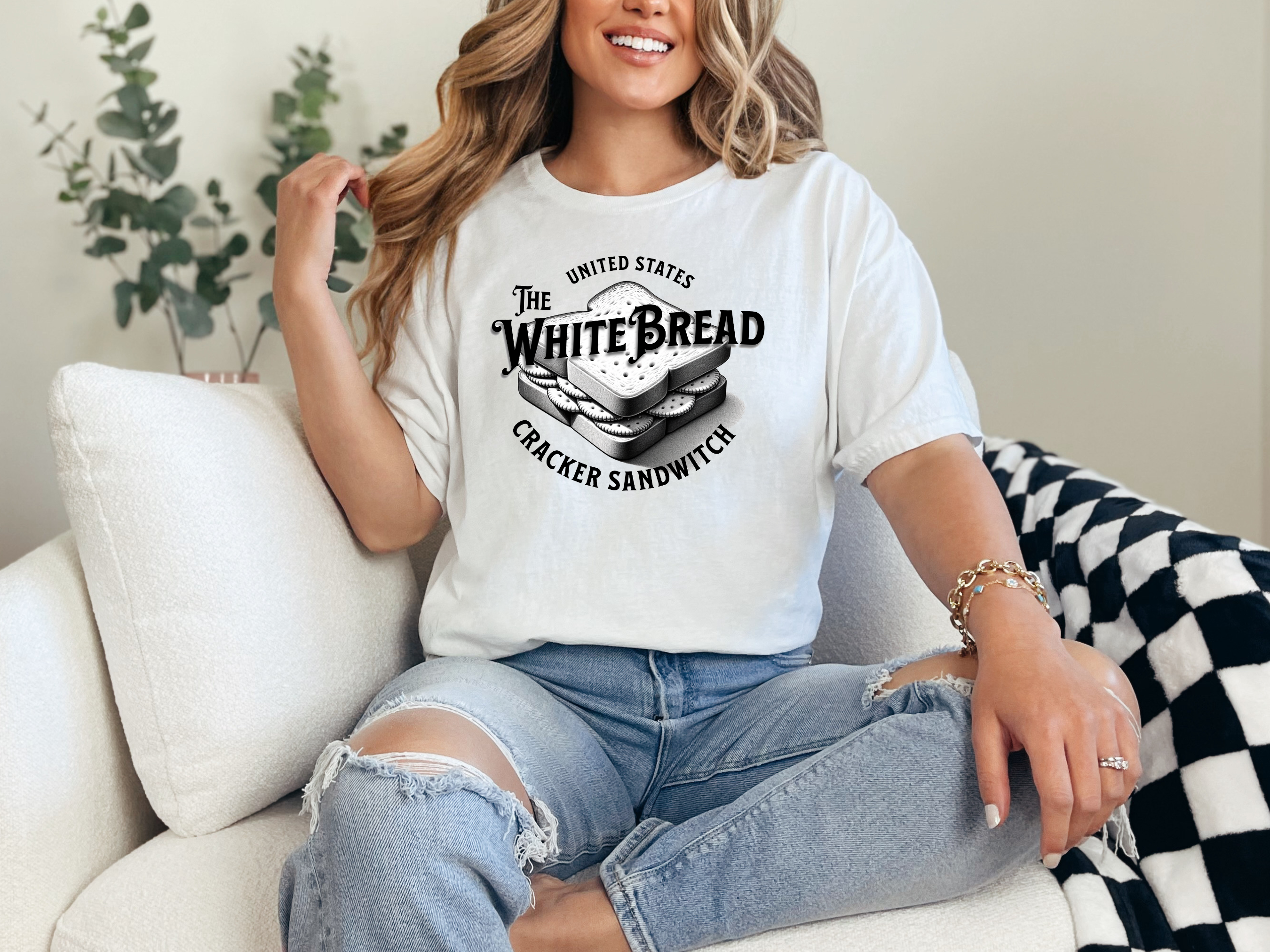 White Bread Cracker Sandwich funny shirt - photo 6