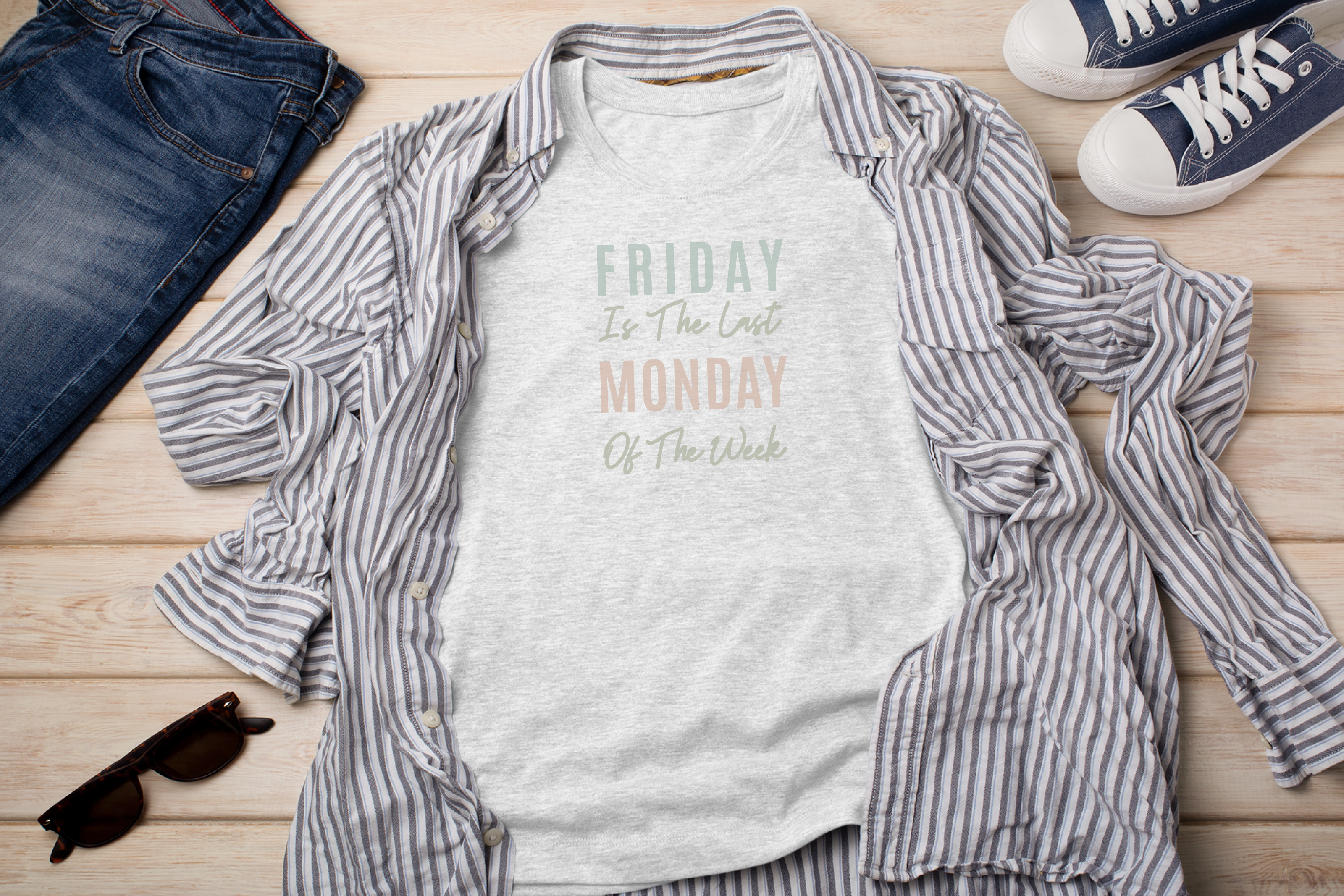 Friday is the last Monday of the week funny shirt - photo 5