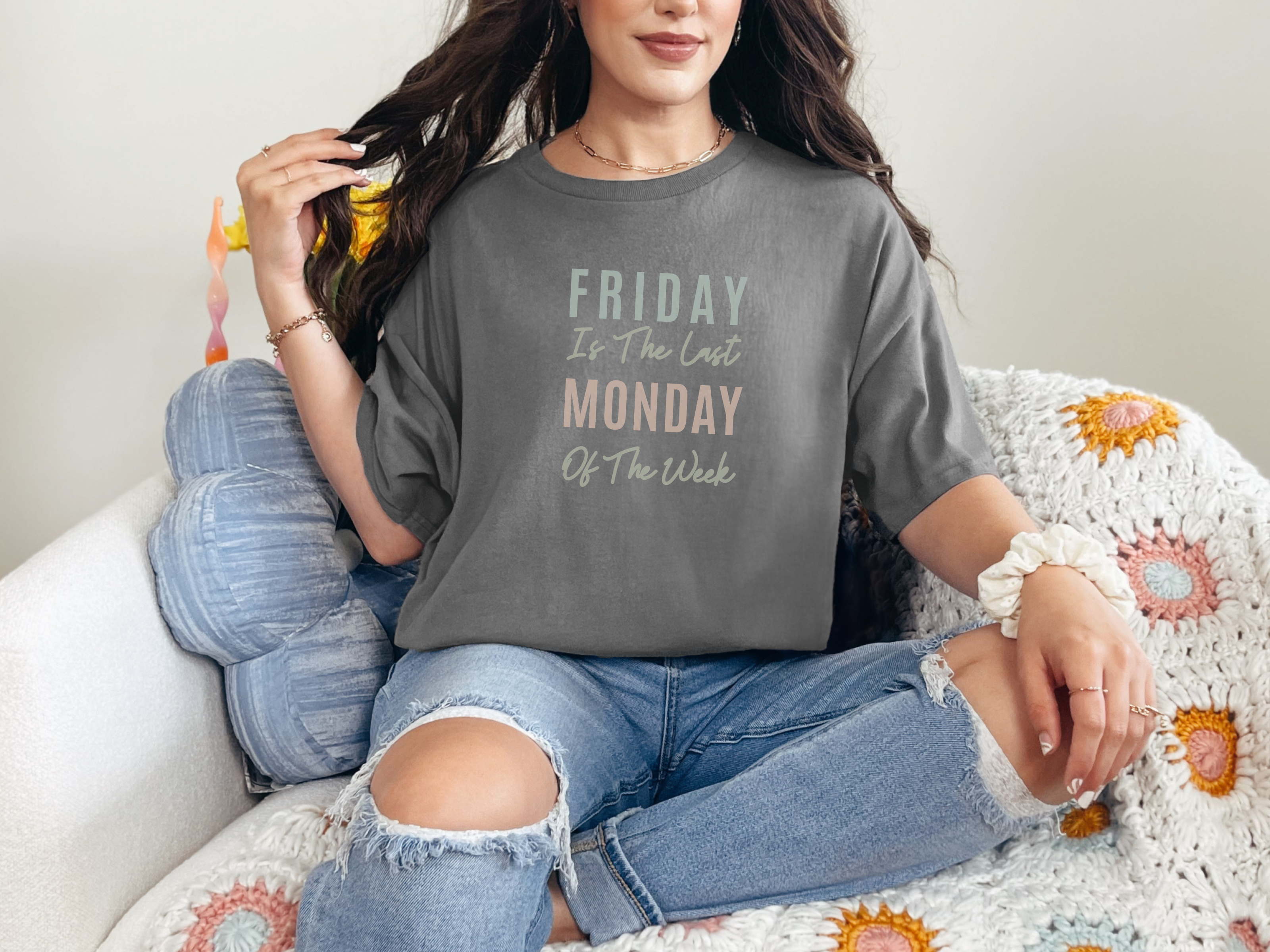 Friday is the last Monday of the week funny shirt - photo 2