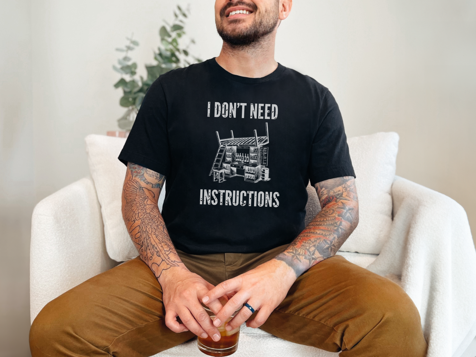 I Don't Need Instructions funny shirt - photo 4