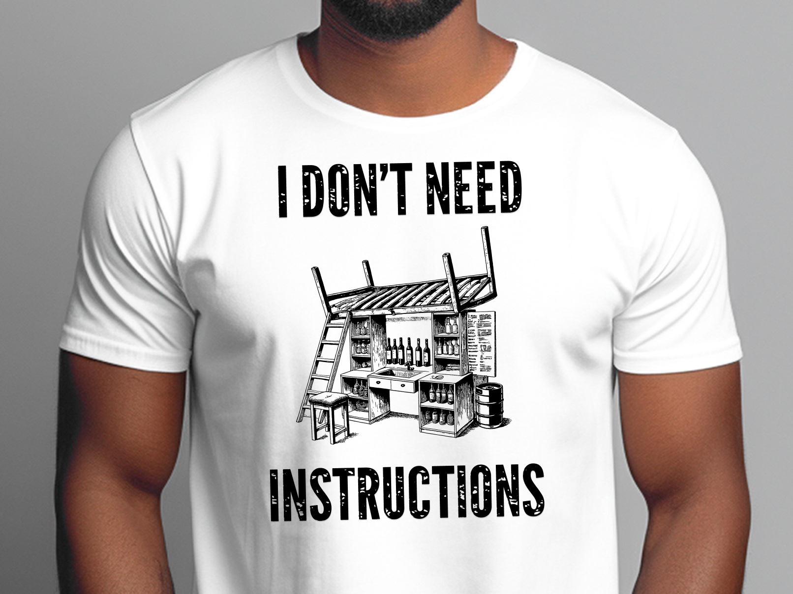 I Don't Need Instructions funny shirt - photo 8