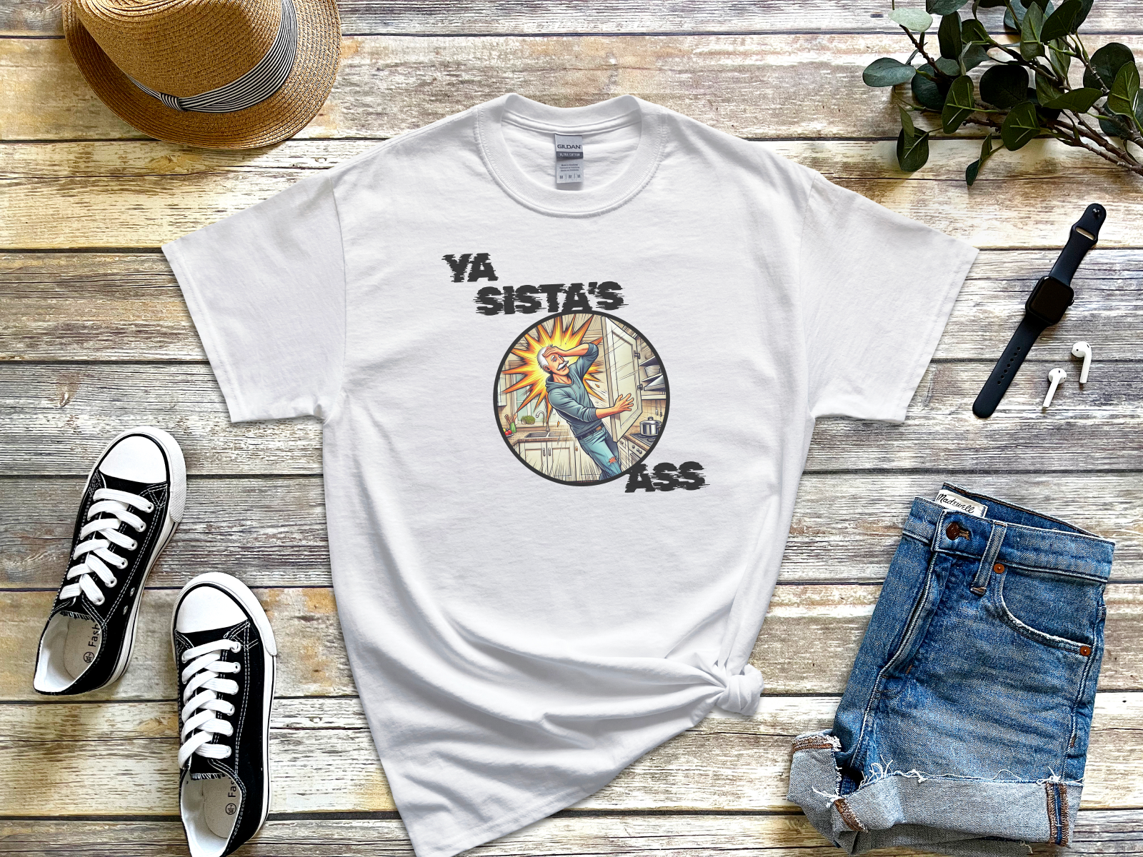 Ya Sista's Ass funny shirt - photo 1