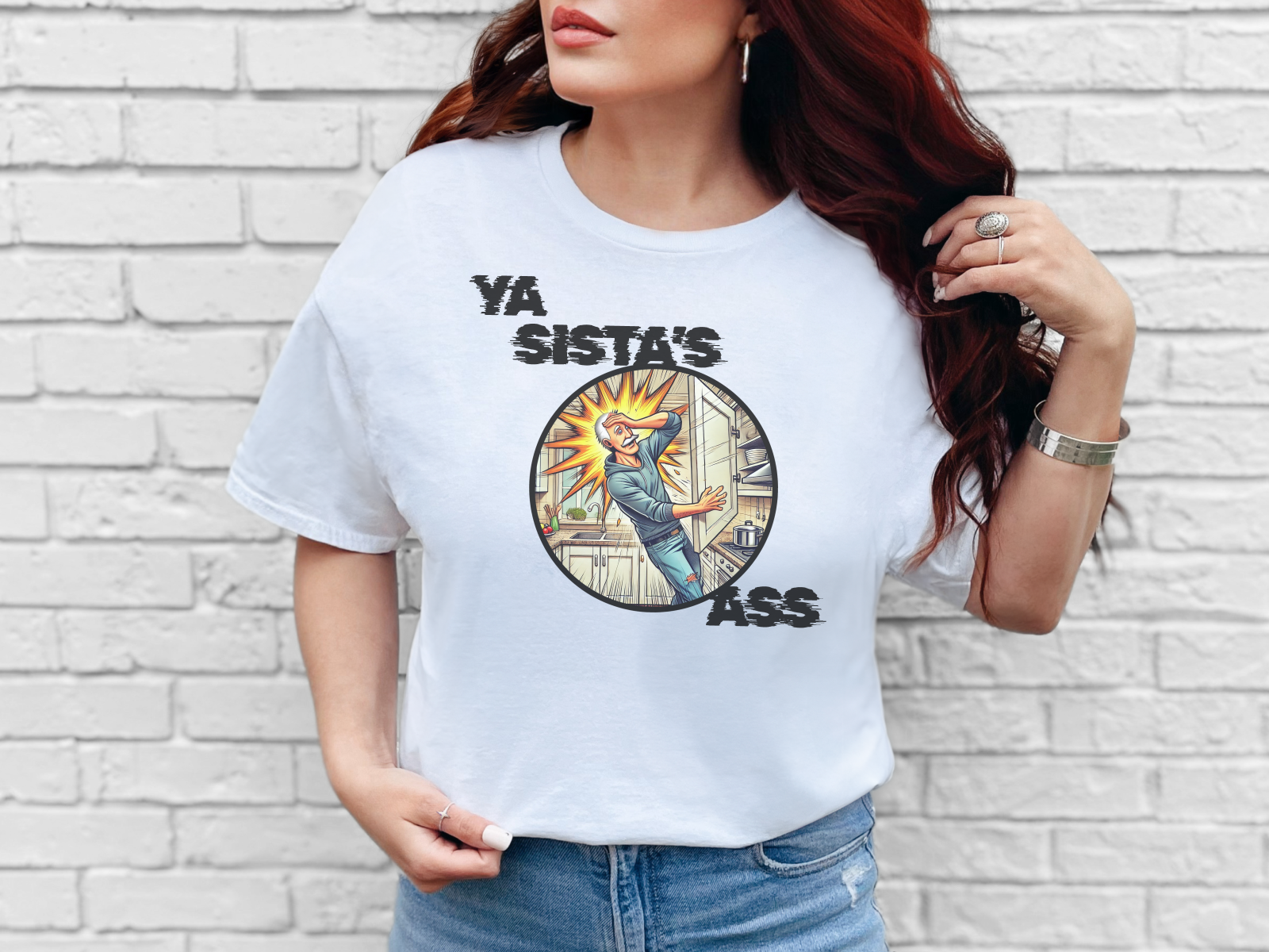 Ya Sista's Ass funny shirt - photo 4
