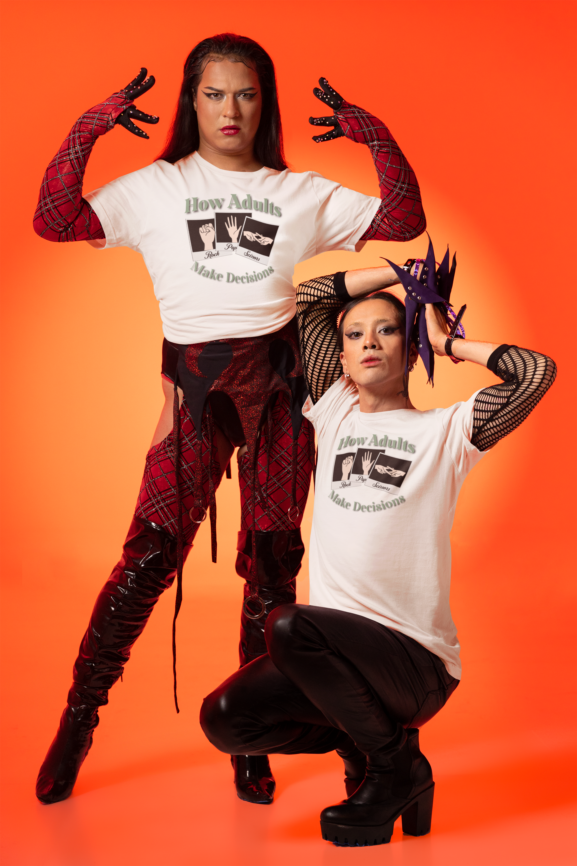 Rock Paper Scissoring funny shirt - photo 3