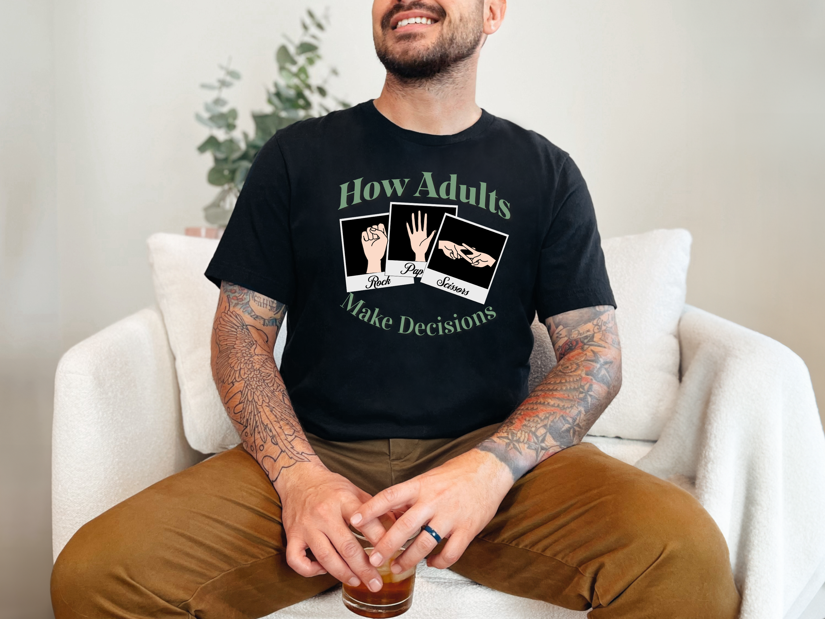 Rock Paper Scissoring funny shirt - photo 1