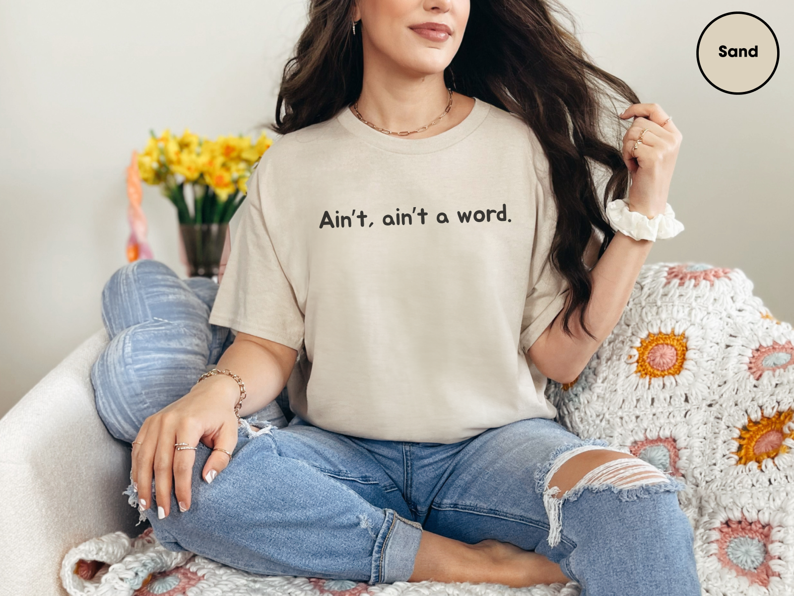 Ain't Ain't a word funny shirt - photo 2