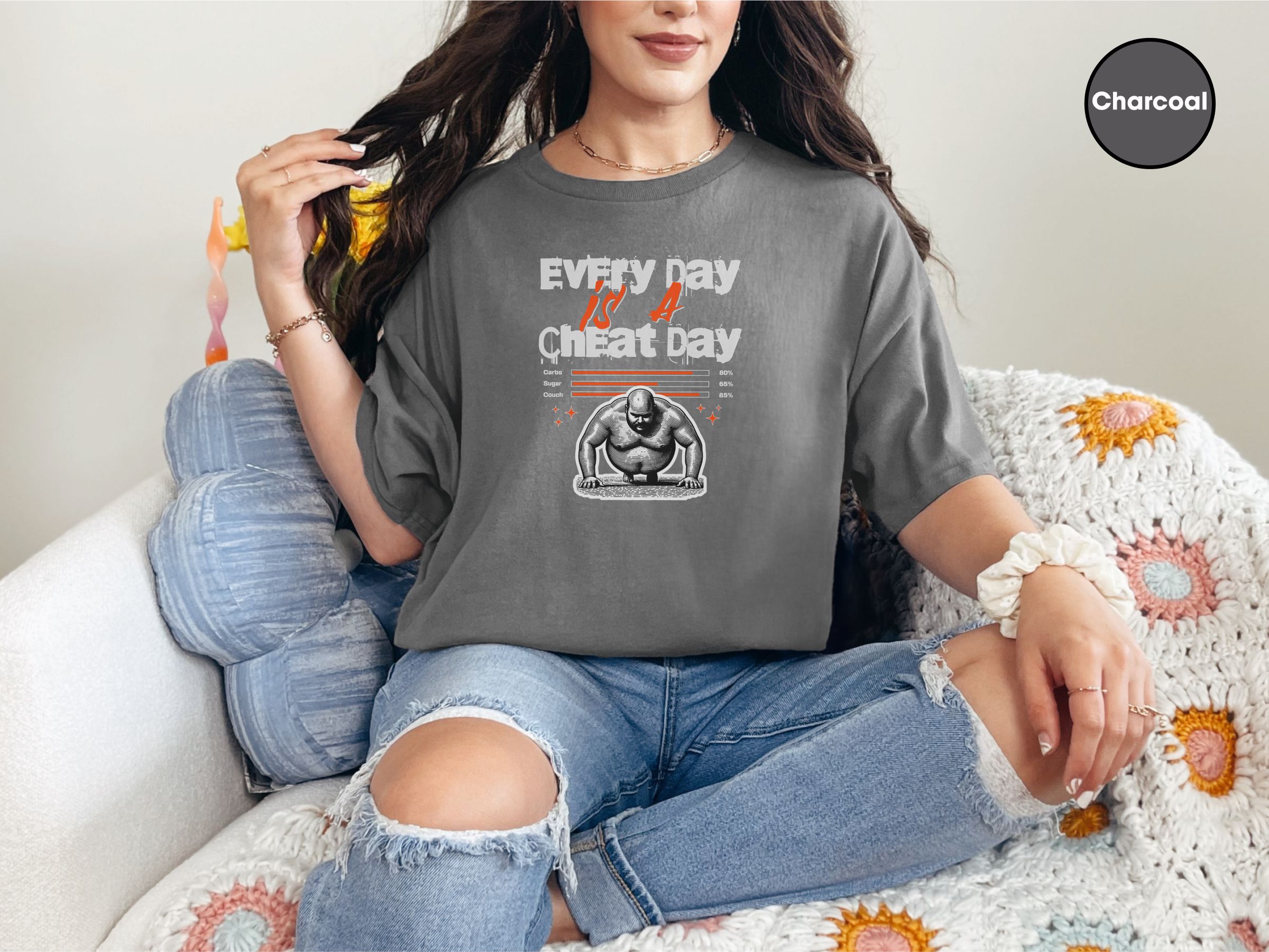 Every Day Is A Cheat Day funny shirt - photo 6