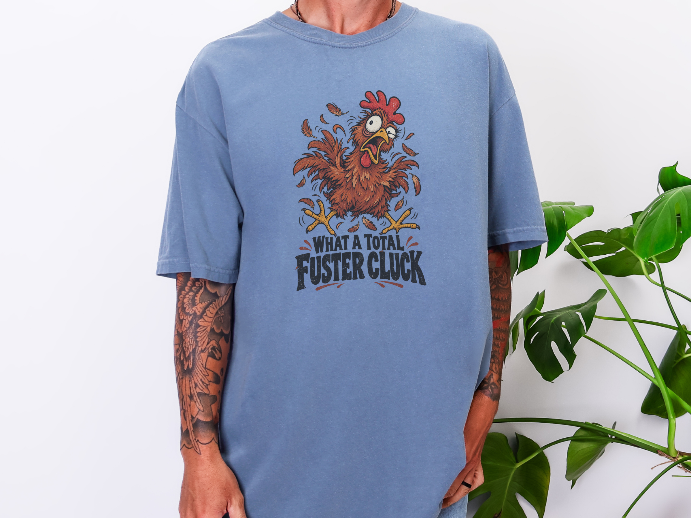 What A Total Fuster Cluck Chicken funny shirt - photo 5