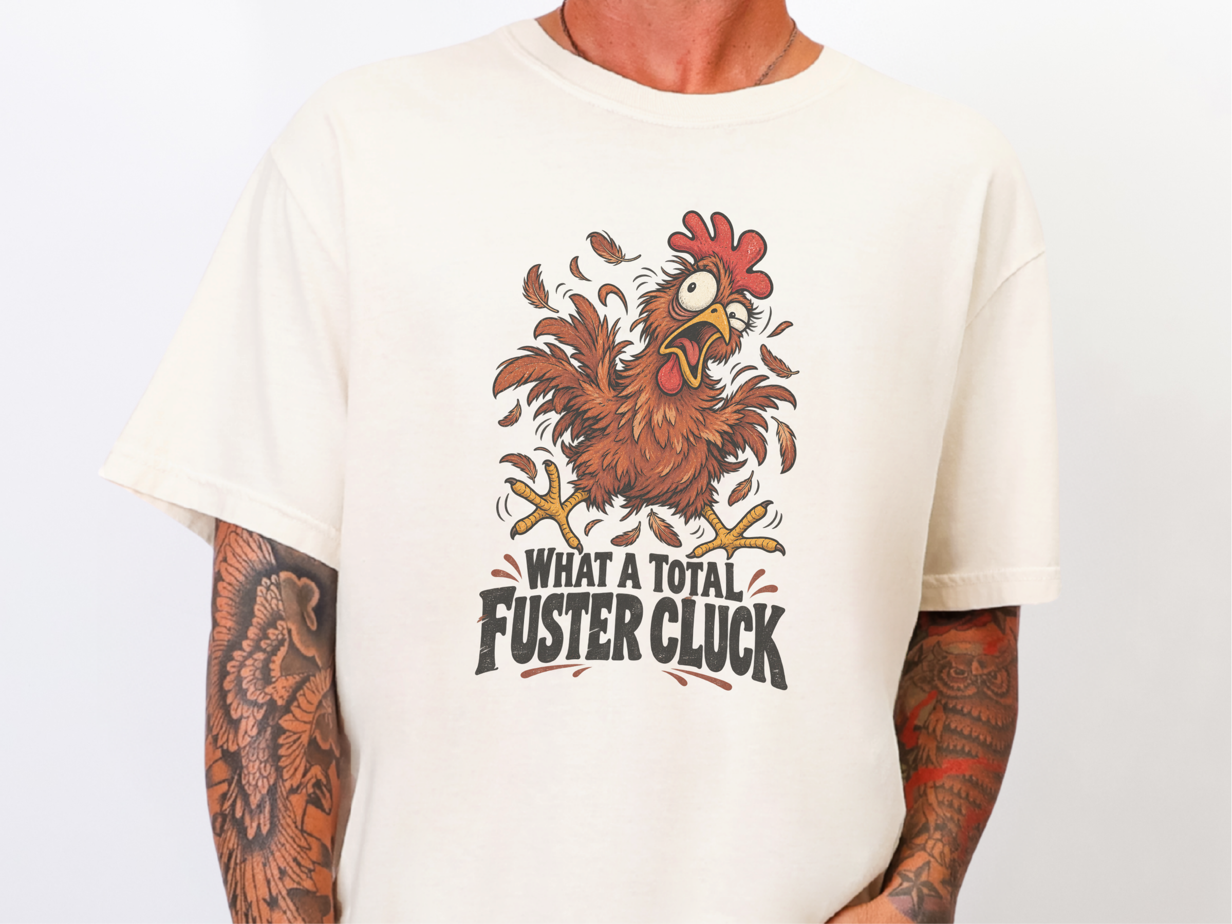What A Total Fuster Cluck Chicken funny shirt - photo 8