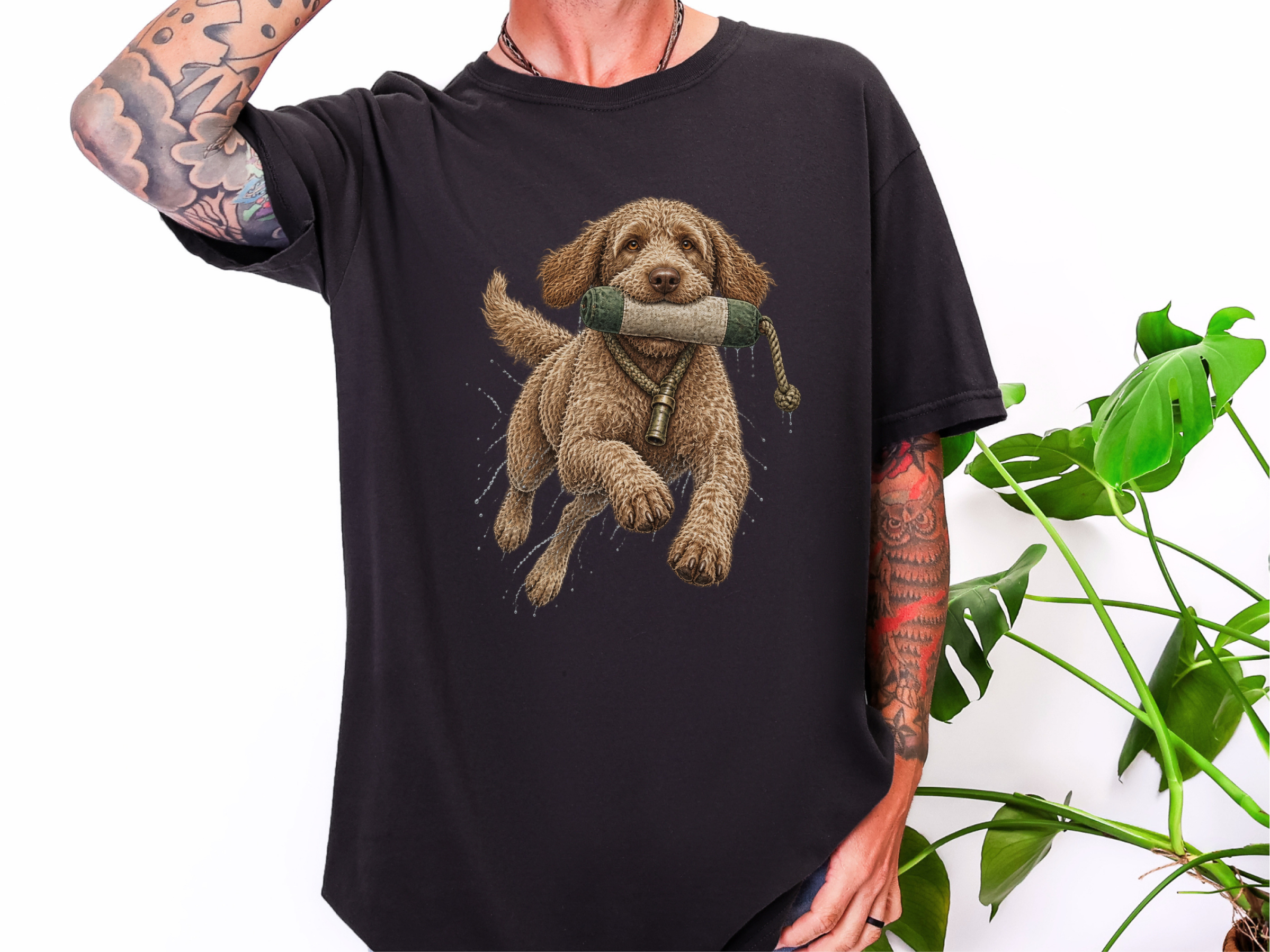 Labradoodle Water Retriever doodle dog shirt - photo 2