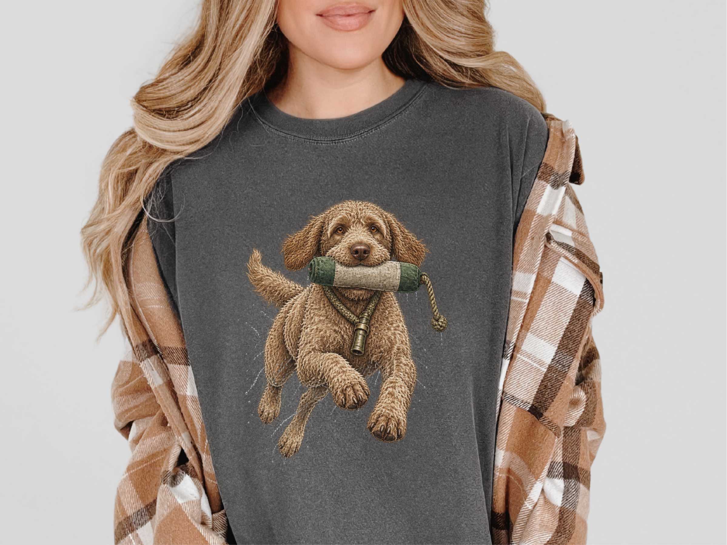 Labradoodle Water Retriever doodle dog shirt - photo 4