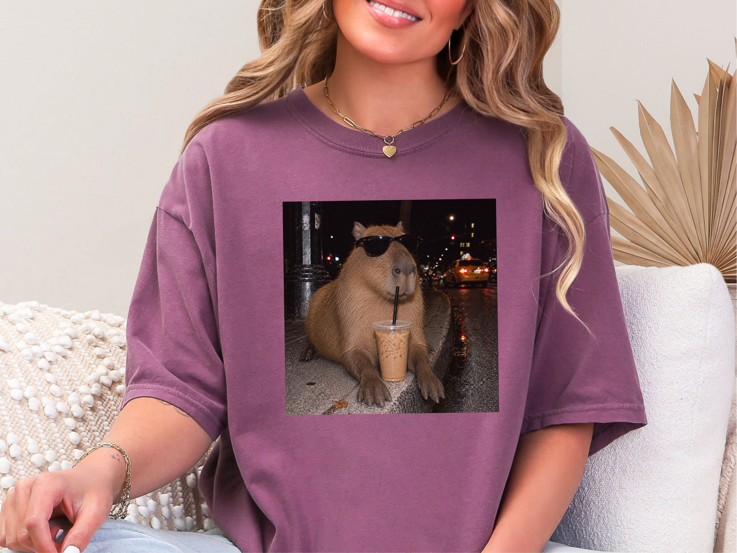 Cool Capybara Iced Coffee funny shirt - photo 5