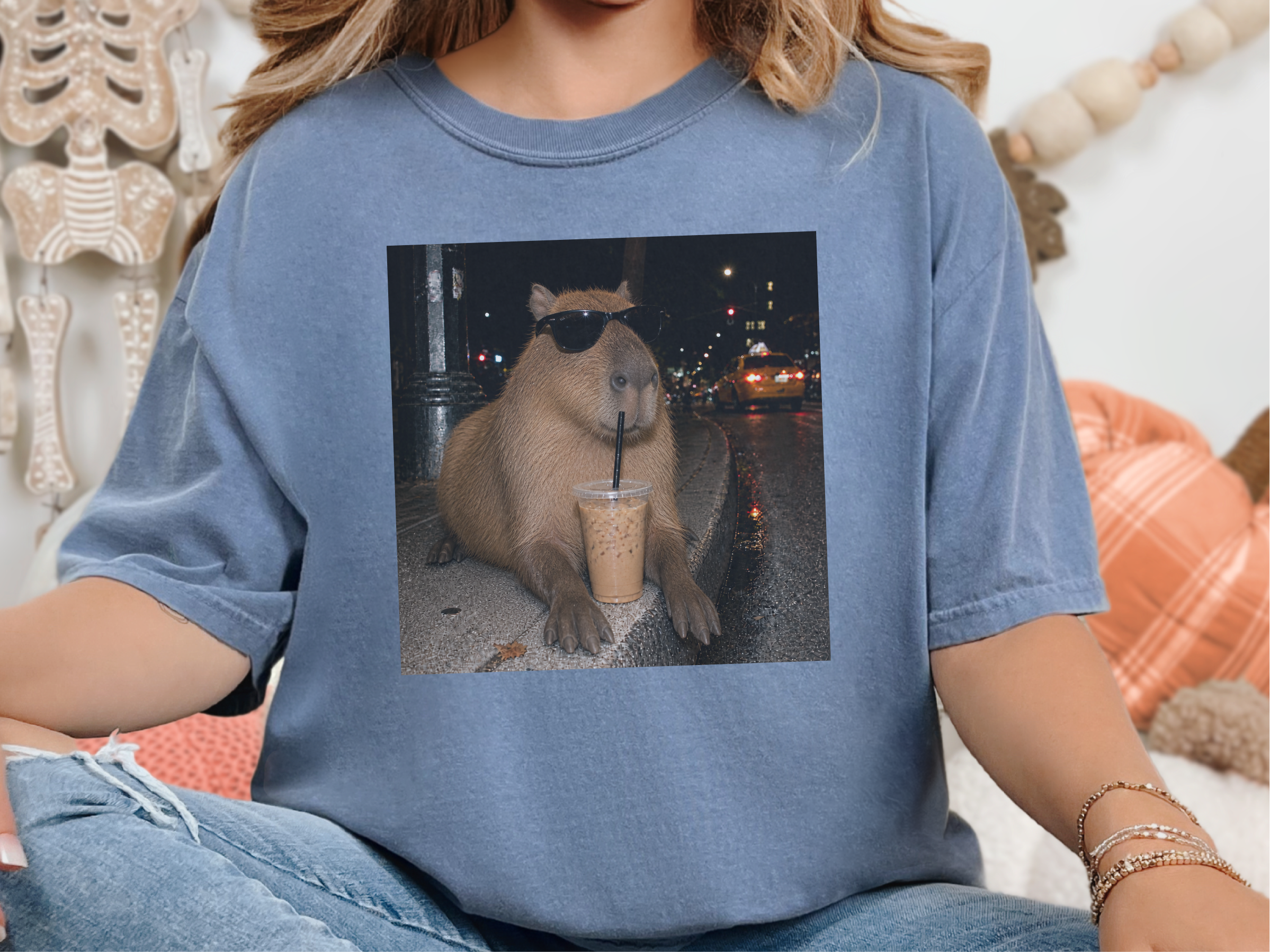 Cool Capybara Iced Coffee funny shirt - photo 6