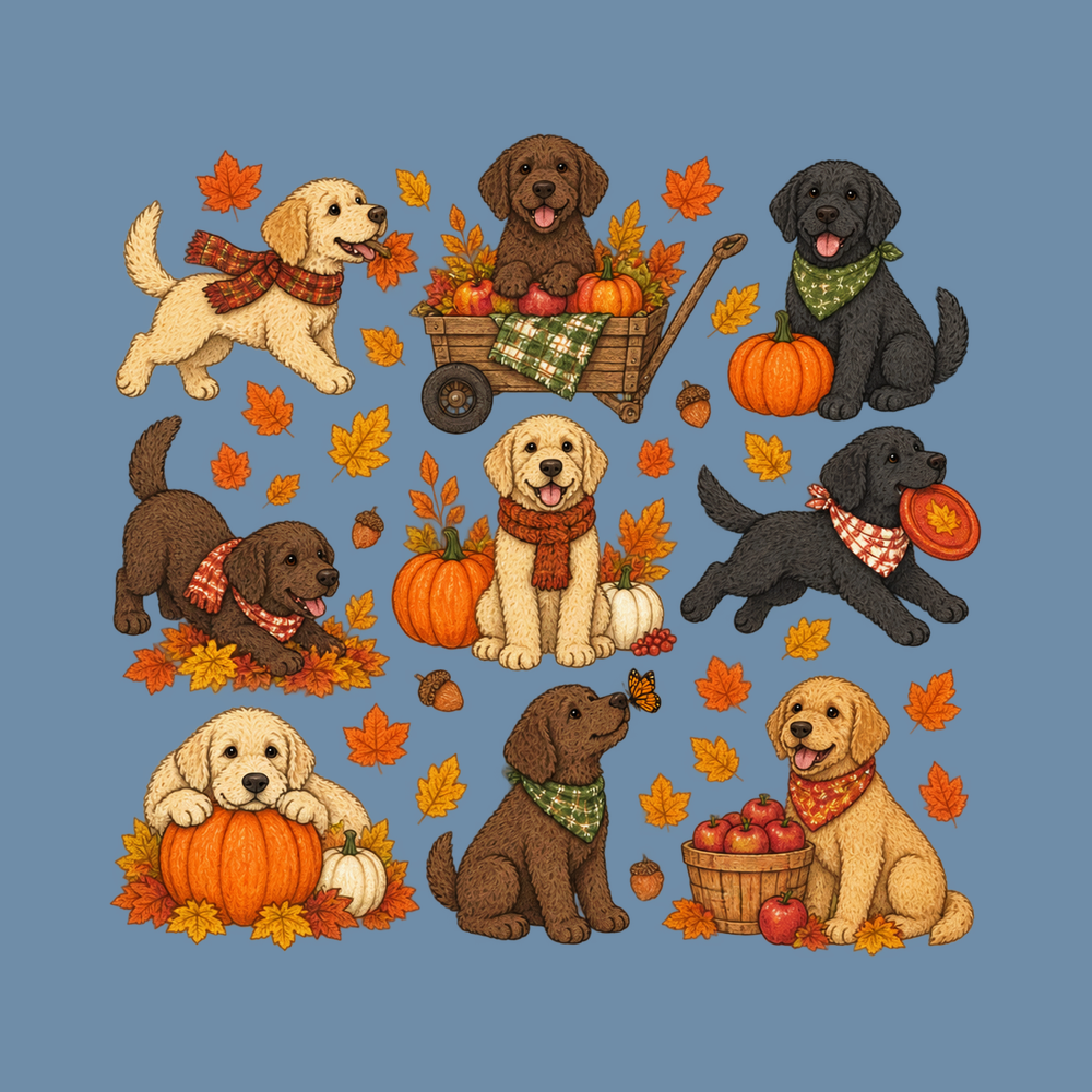 Labrador Fall Activities Clipart Fall Labrador Shirt Cozy Fall Tee