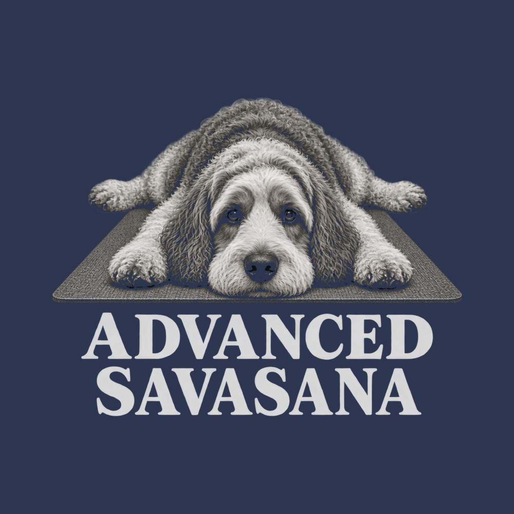 Cockapoo Advanced Savasana Yoga