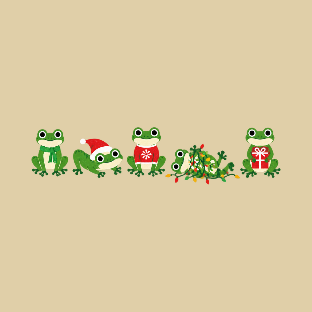 Sir Froggy Christmas Lineup Christmas Frog Shirt Frog Lover Gift