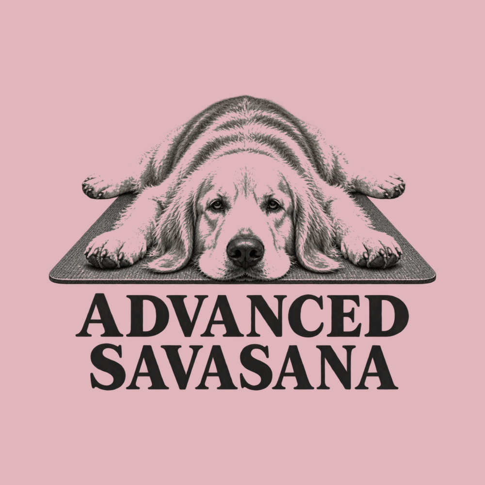 Golden Retriever Advanced Savasana Funny Dog Yoga Lover Shirt