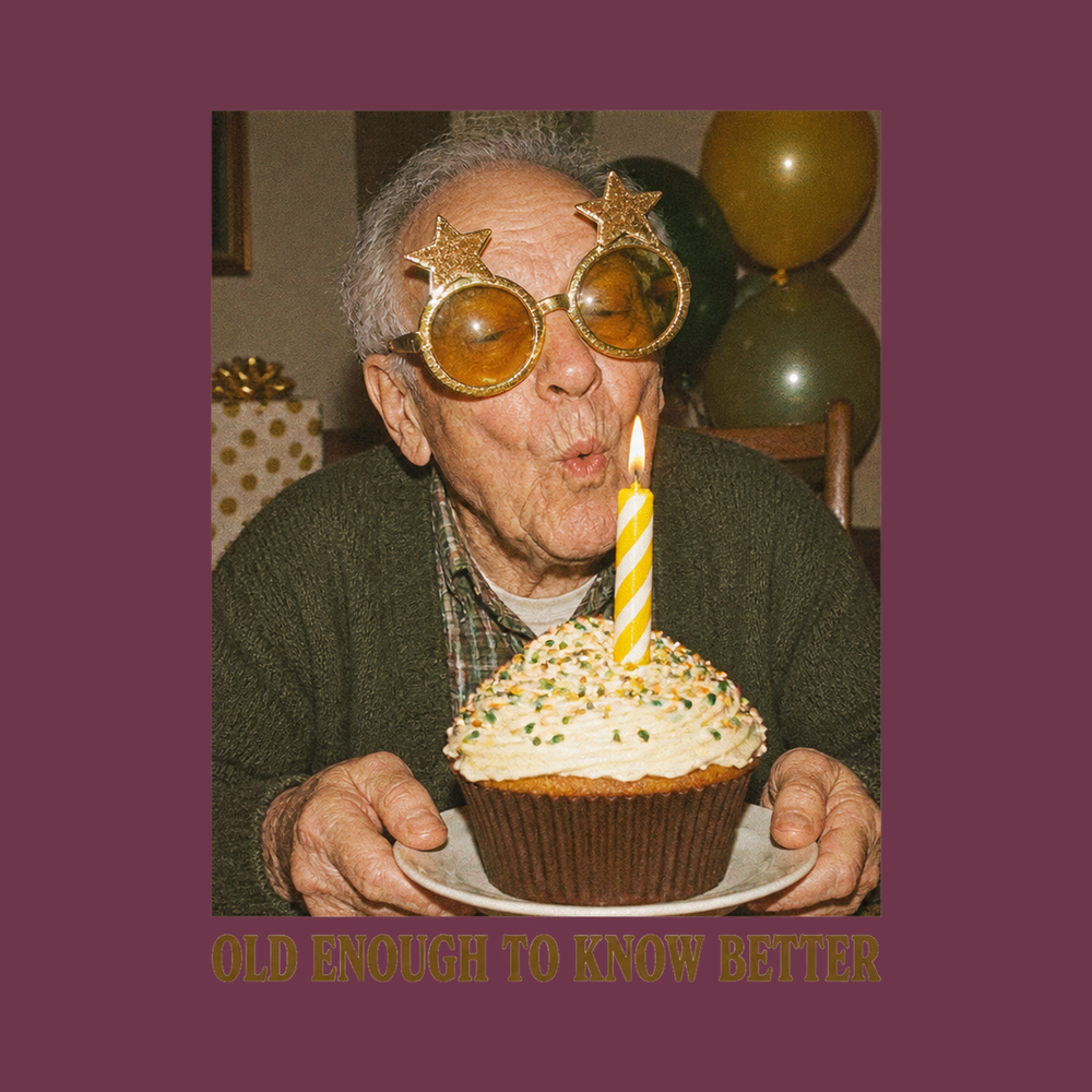 Grumpy Old Man Shirt - Senior Birthday Cupcake Star Glasses Tee