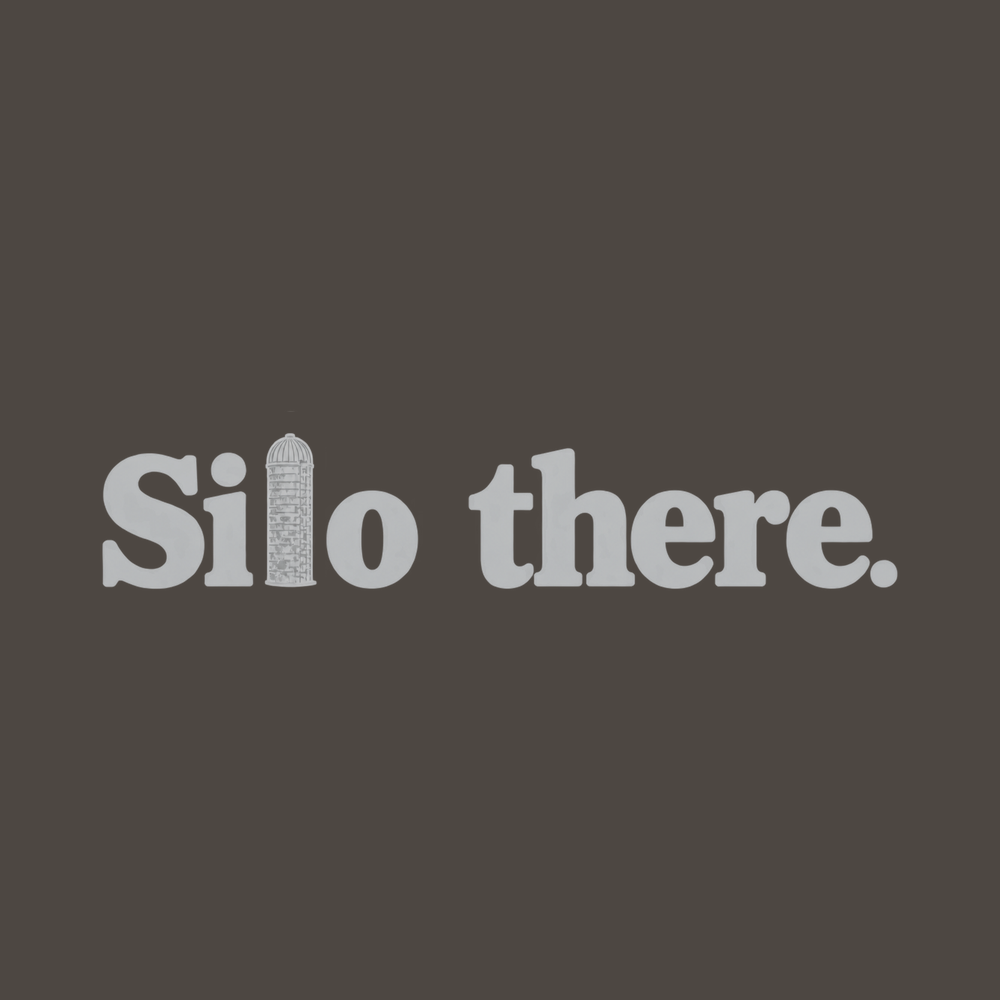 Silo There Dark Grey Funny Farming Shirt Country Life T-Shirt