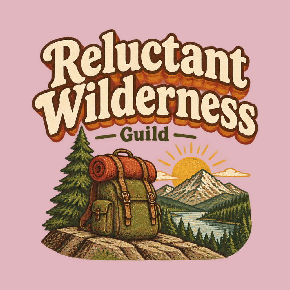 Reluctant Wilderness Guild Backpack Funny Hiking Shirt